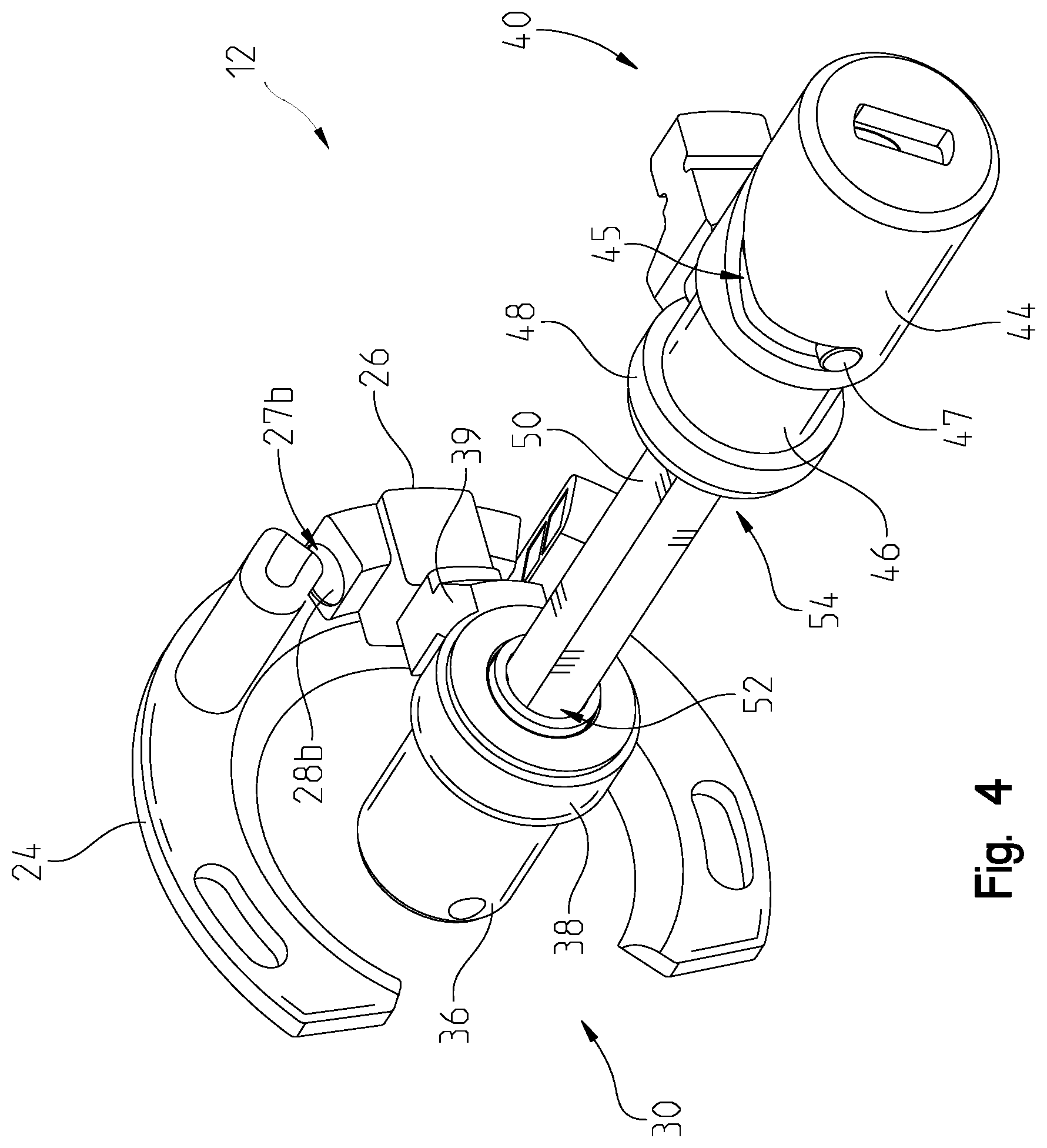 Patent US11814873 Figure 4 – Cylindrical lock status indicator