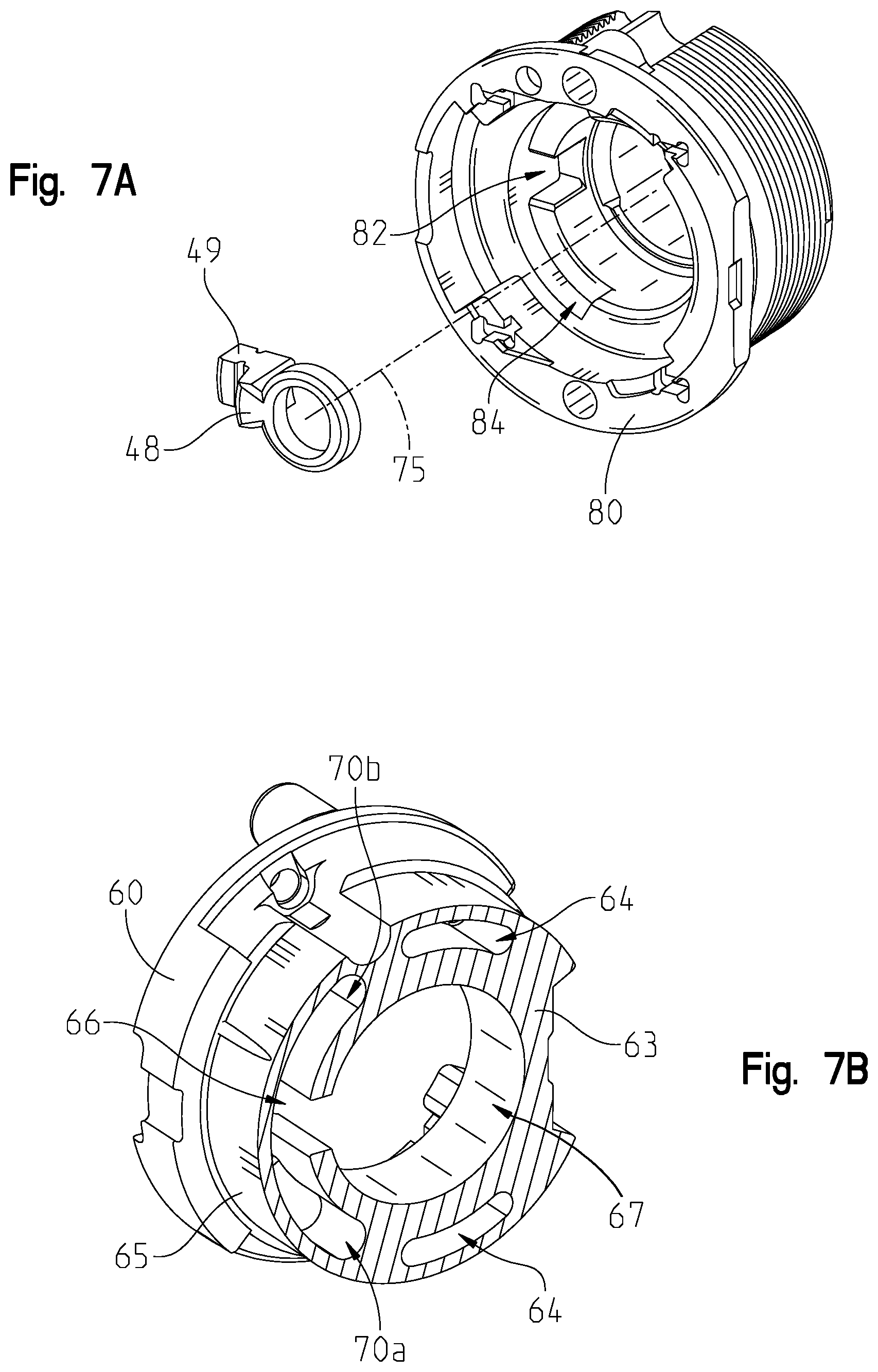 Patent US11814873 Figure 7 – Cylindrical lock status indicator