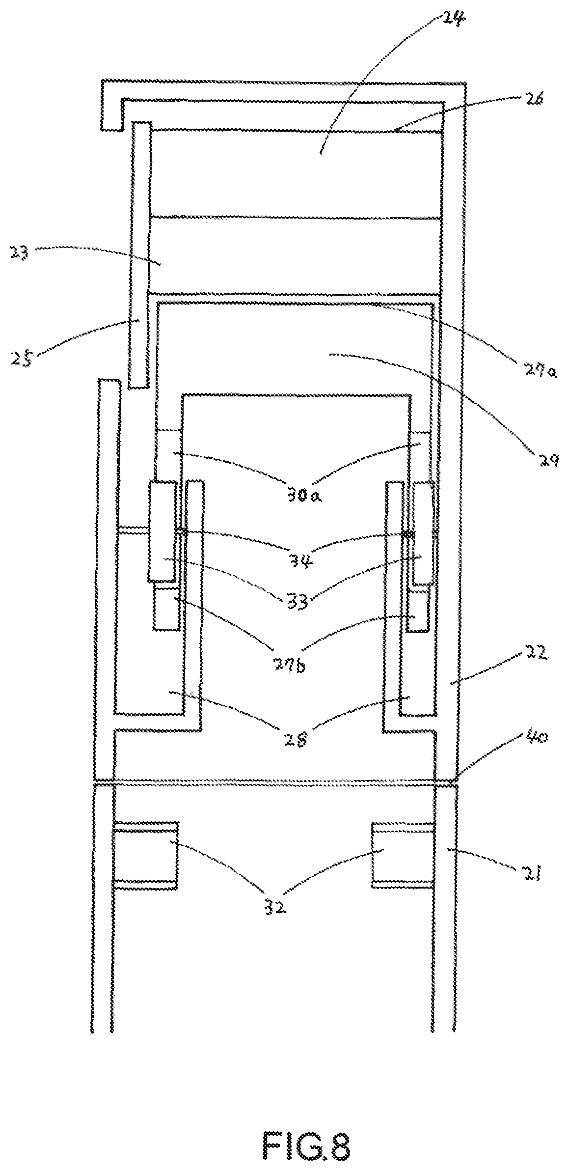 Patent US11814877 Figure 8 – Lock system with common fastening member