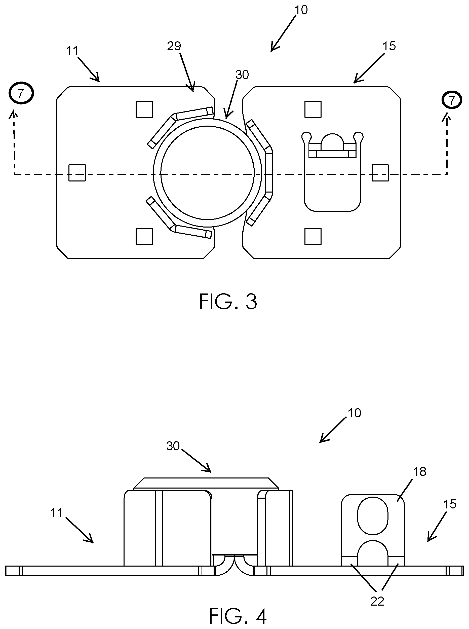 Patent US11814878 Figure 2 – Door hasp lock and associated method
