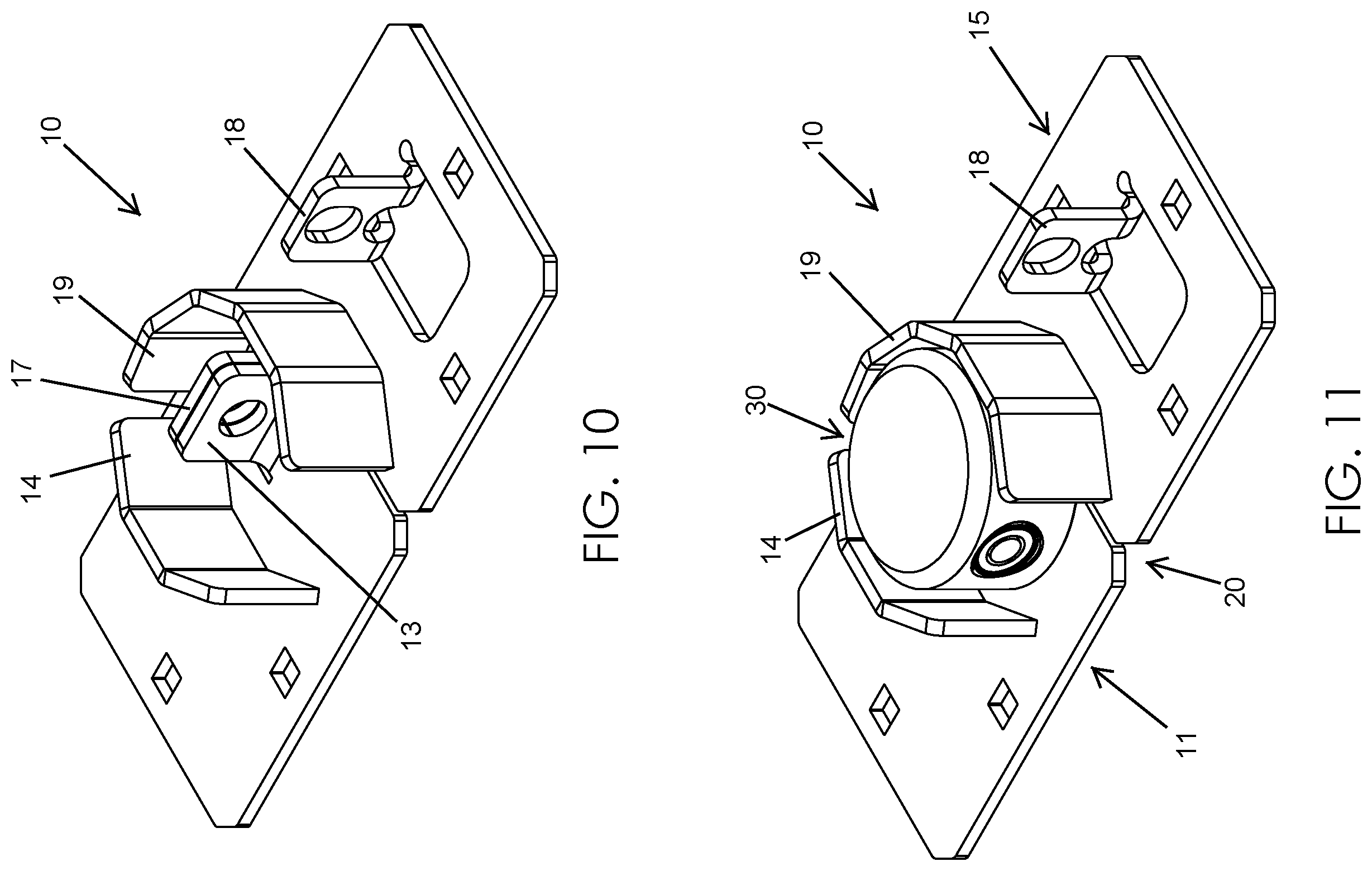Patent US11814878 Figure 6 – Door hasp lock and associated method