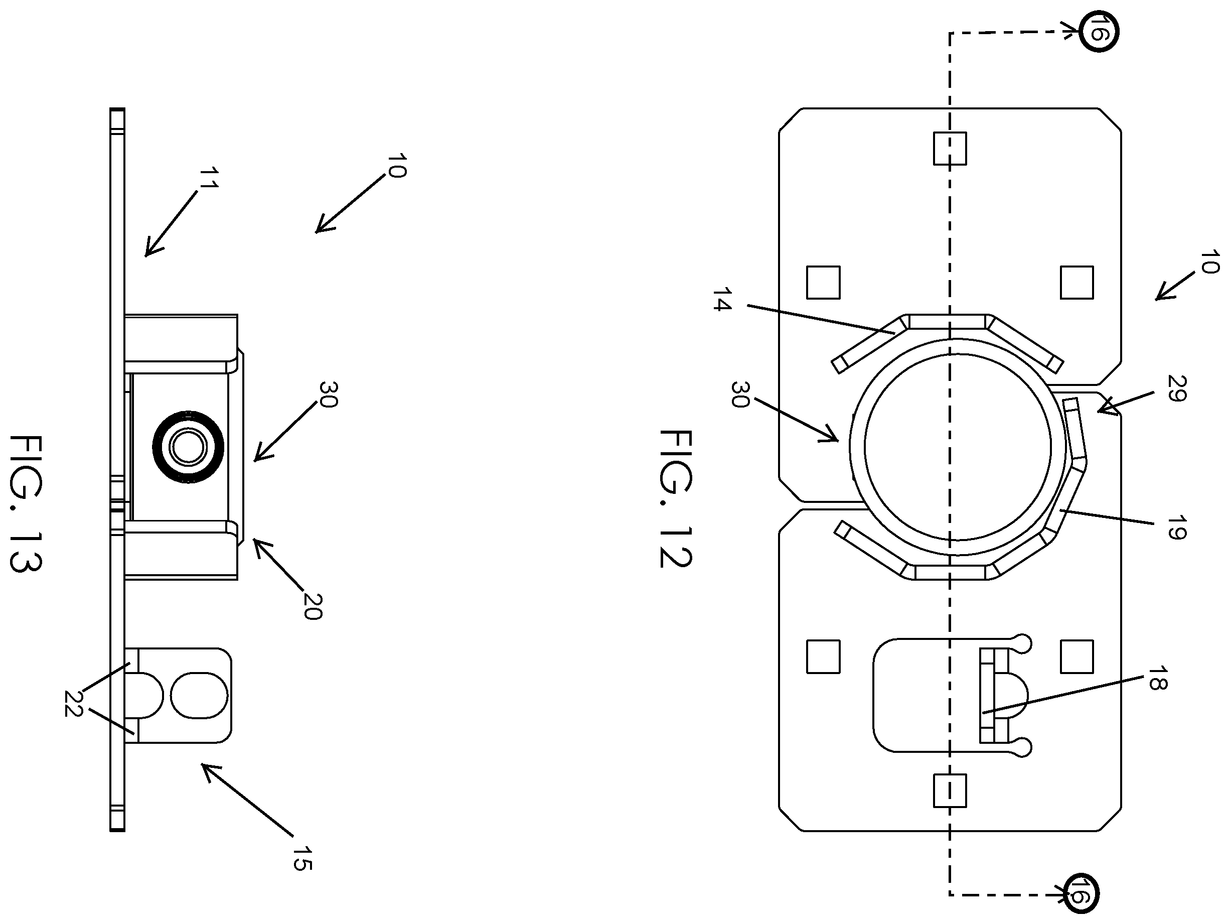 Patent US11814878 Figure 7 – Door hasp lock and associated method