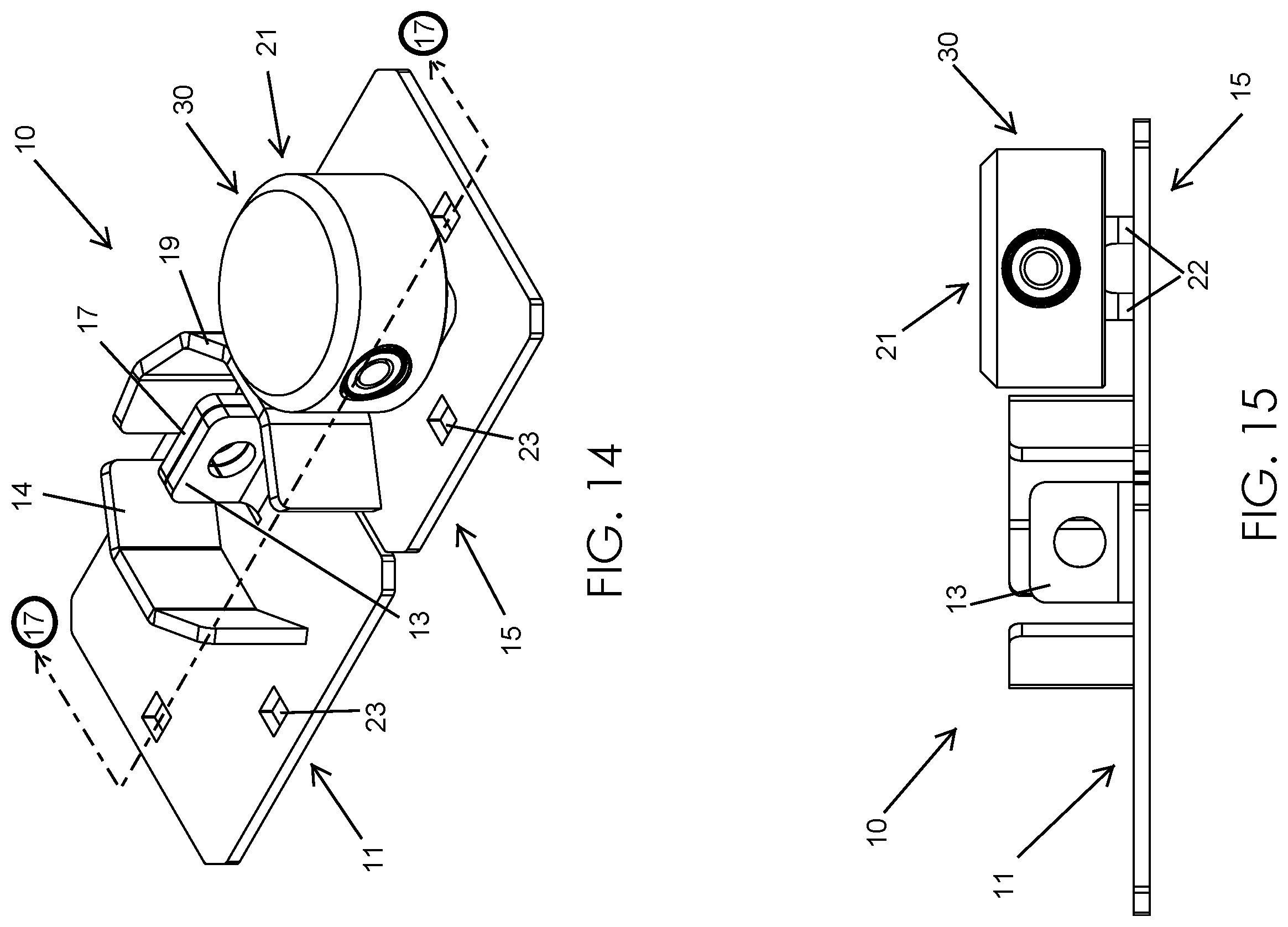 Patent US11814878 Figure 8 – Door hasp lock and associated method