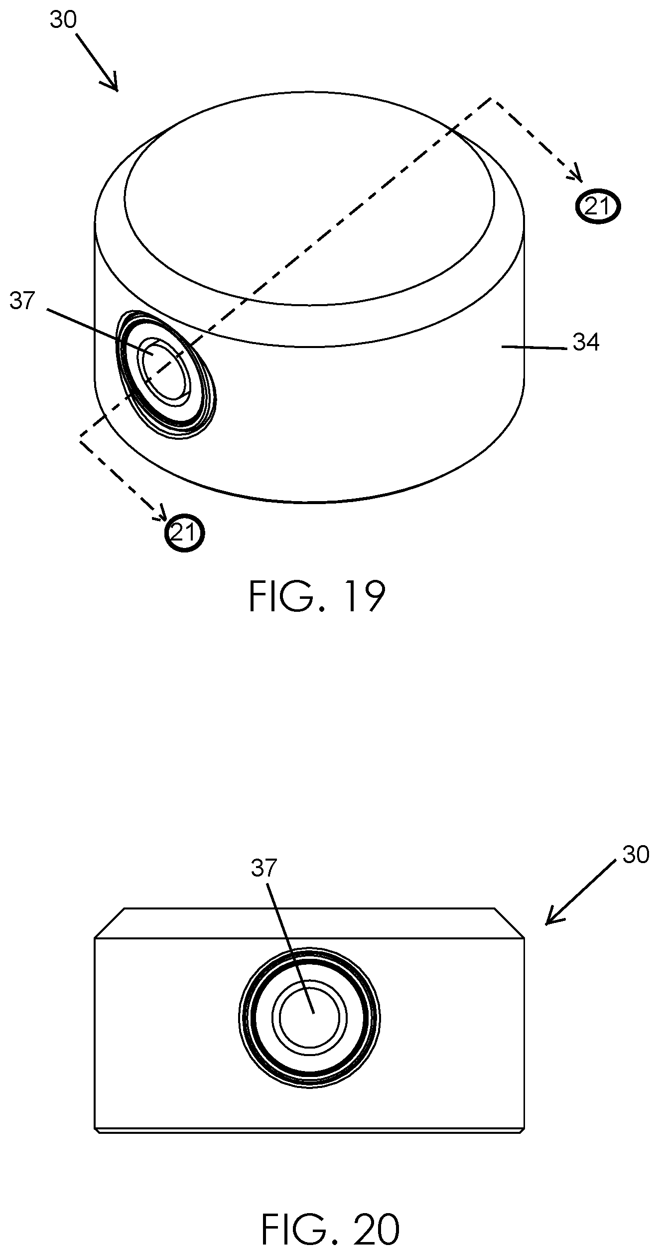 Patent US11814878 Figure 11 – Door hasp lock and associated method
