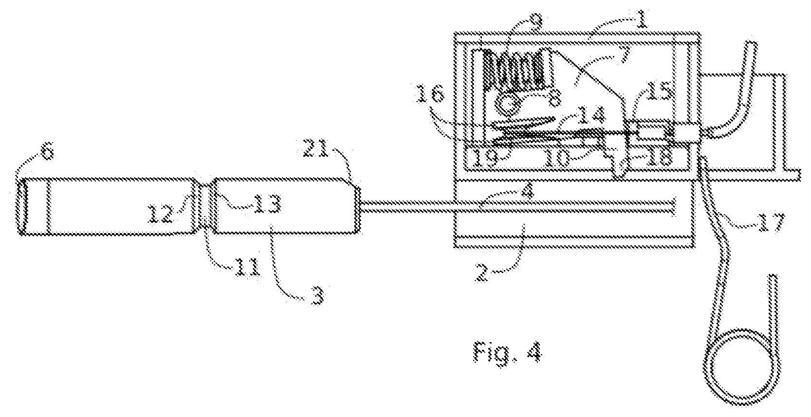 Patent US11814880 Figure 4 – Emergency access device for vehicle opening panel having a retention lever and a pull wire