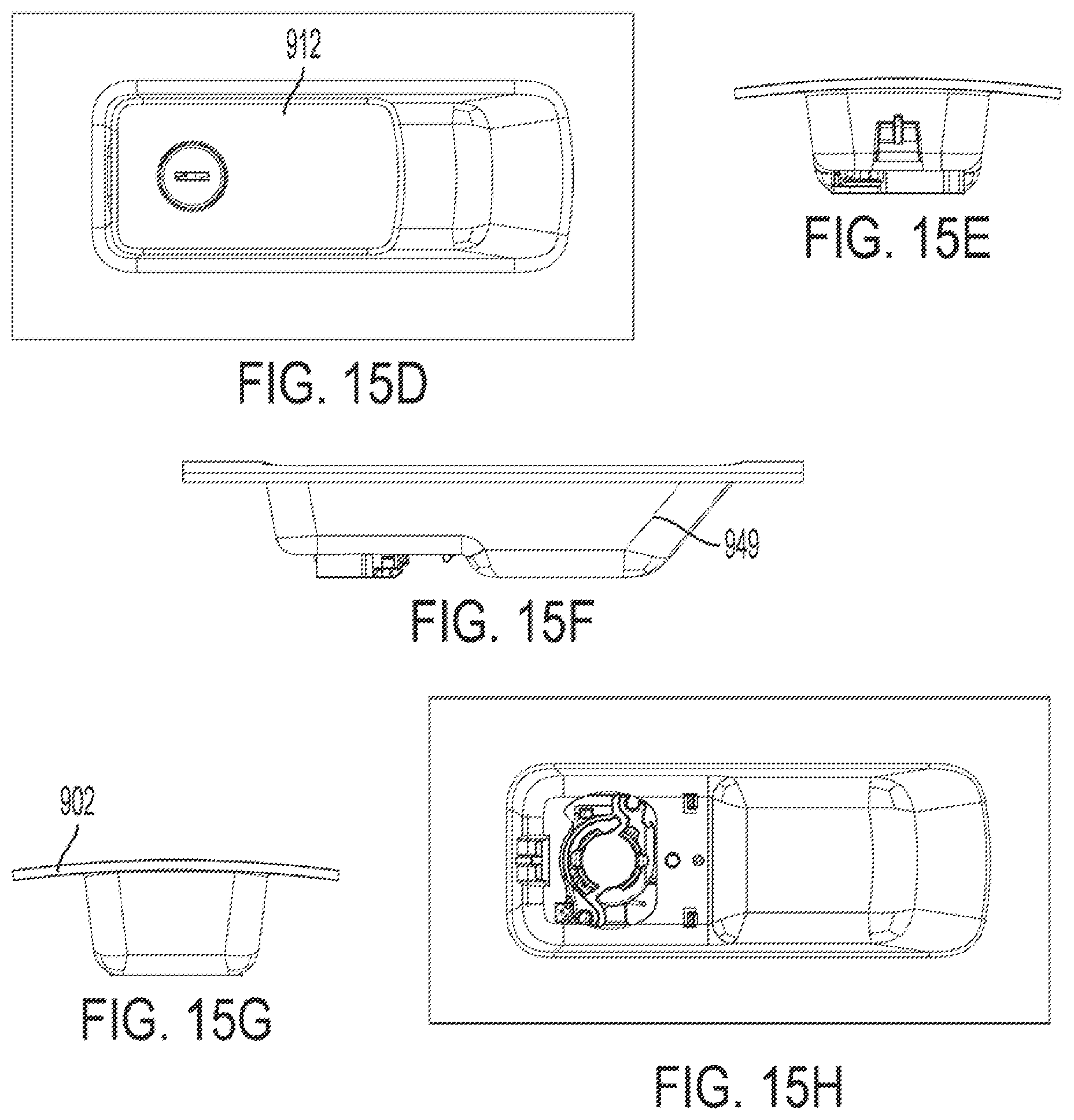 Patent US11814881 Figure 14 – Vehicle glove box latch