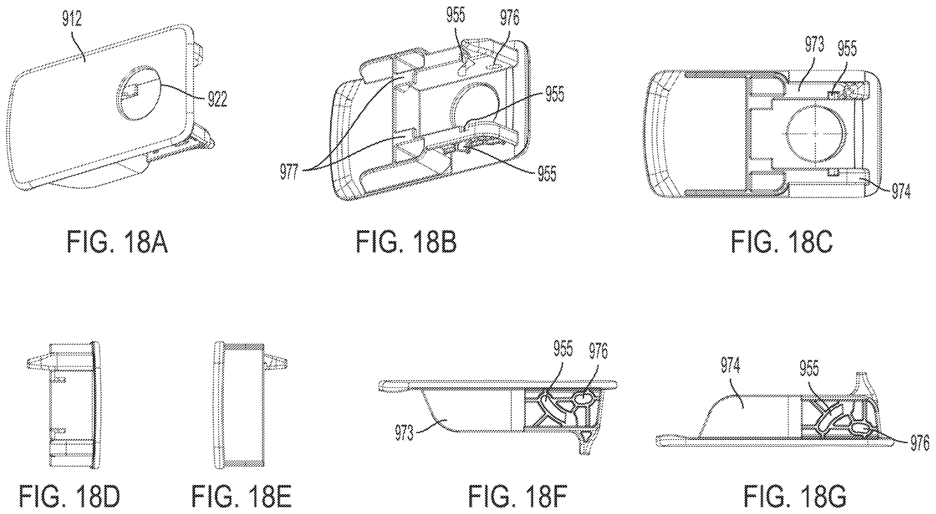 Patent US11814881 Figure 16 – Vehicle glove box latch