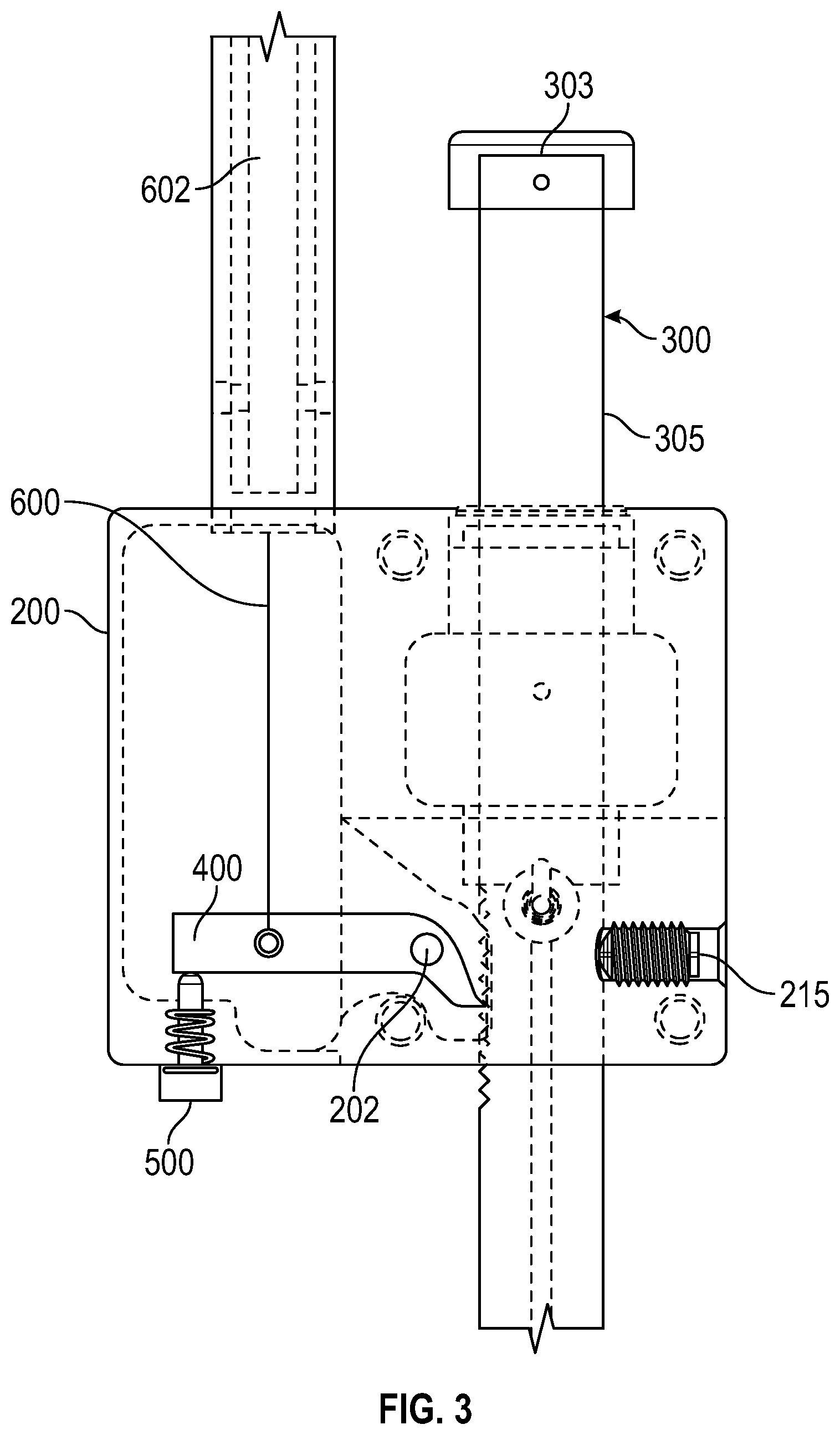 Patent US11814884 Figure 3 – Barrier locking system and method