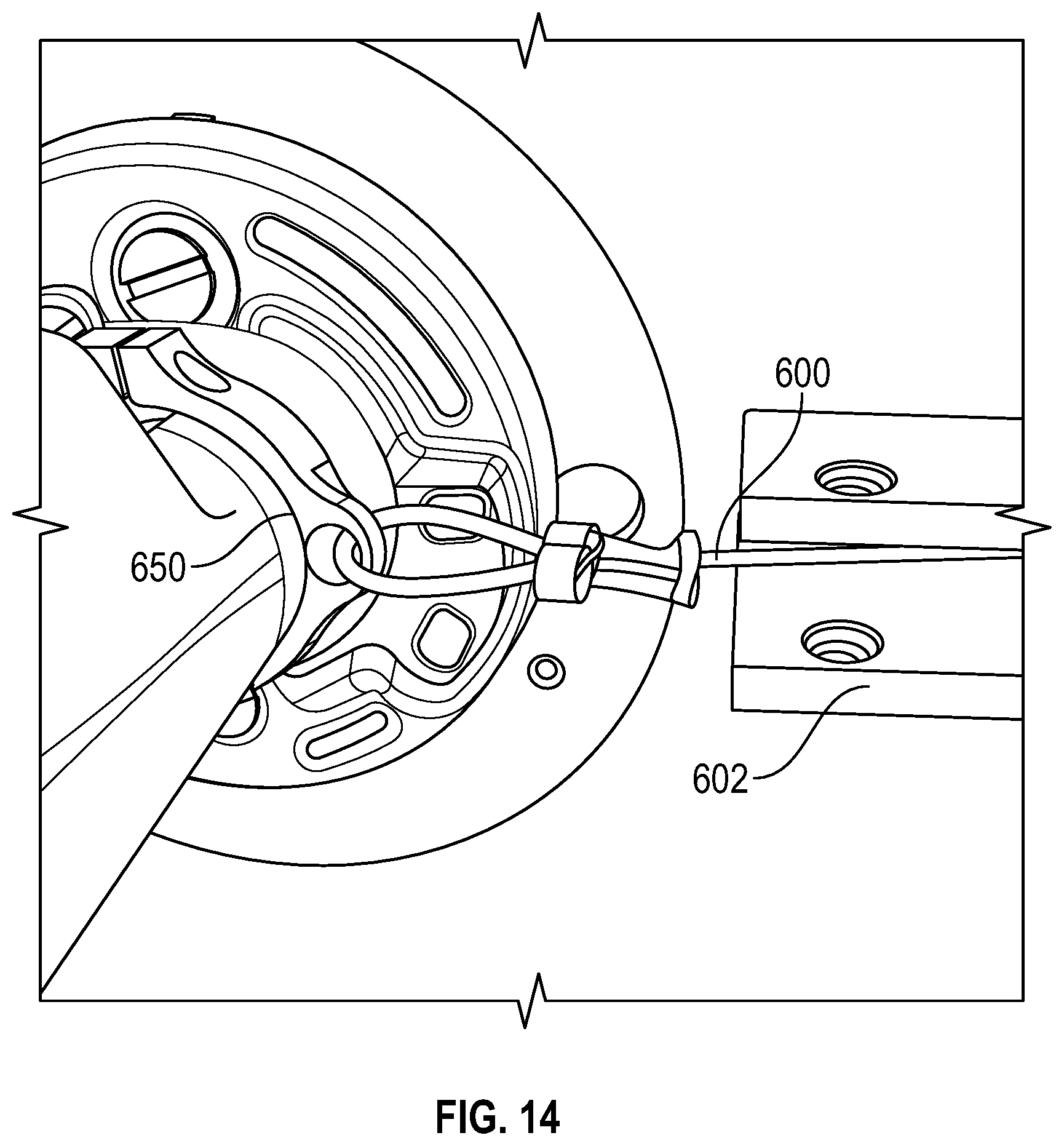 Patent US11814884 Figure 14 – Barrier locking system and method