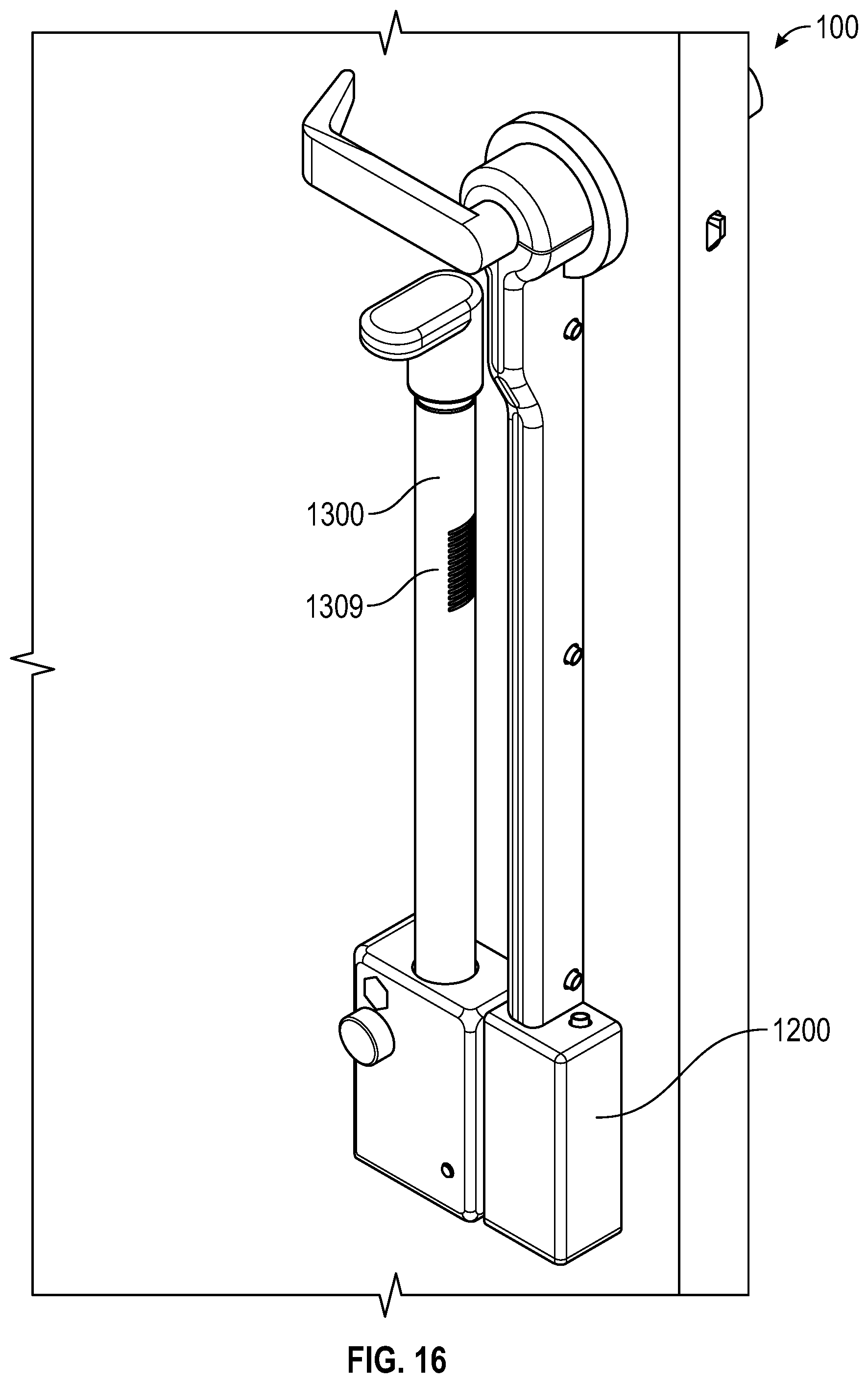 Patent US11814884 Figure 16 – Barrier locking system and method