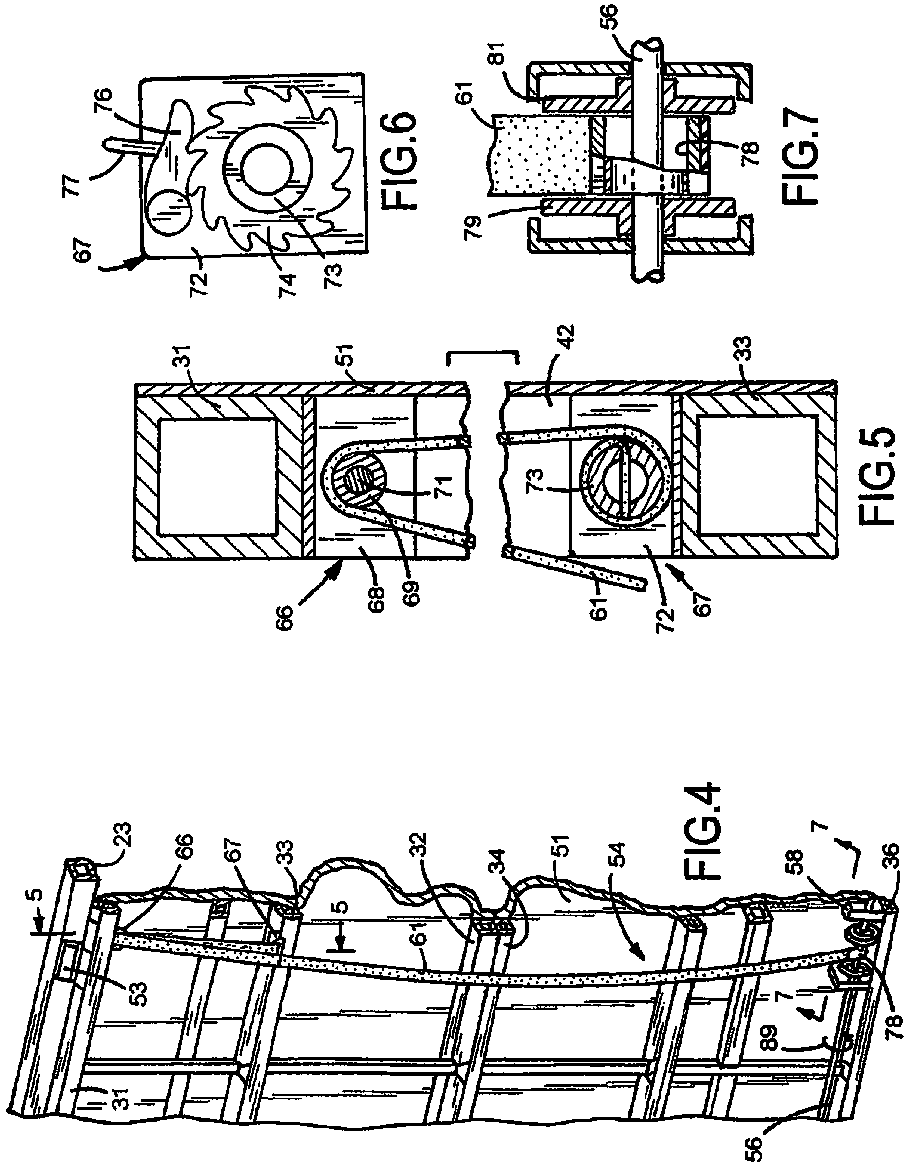 Patent US11814886 Figure 3 – Bi-fold door latch assembly