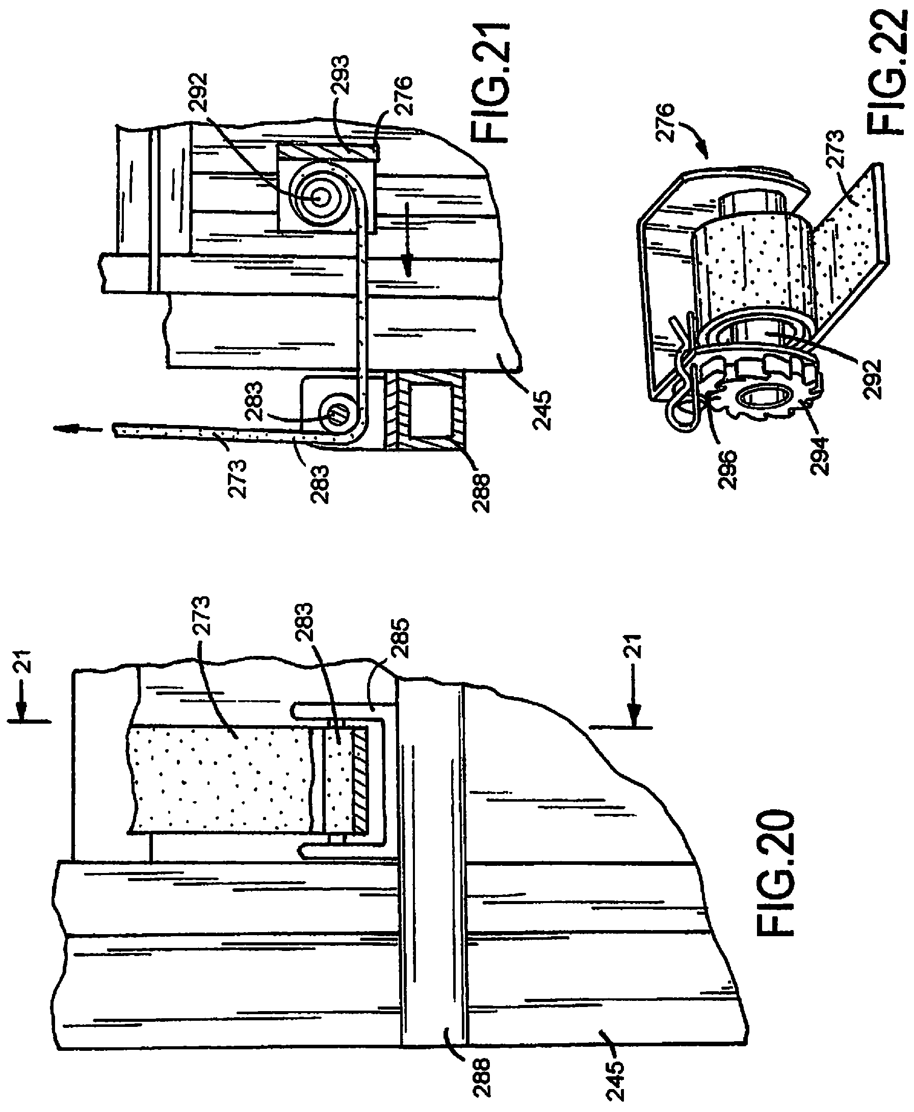 Patent US11814886 Figure 10 – Bi-fold door latch assembly