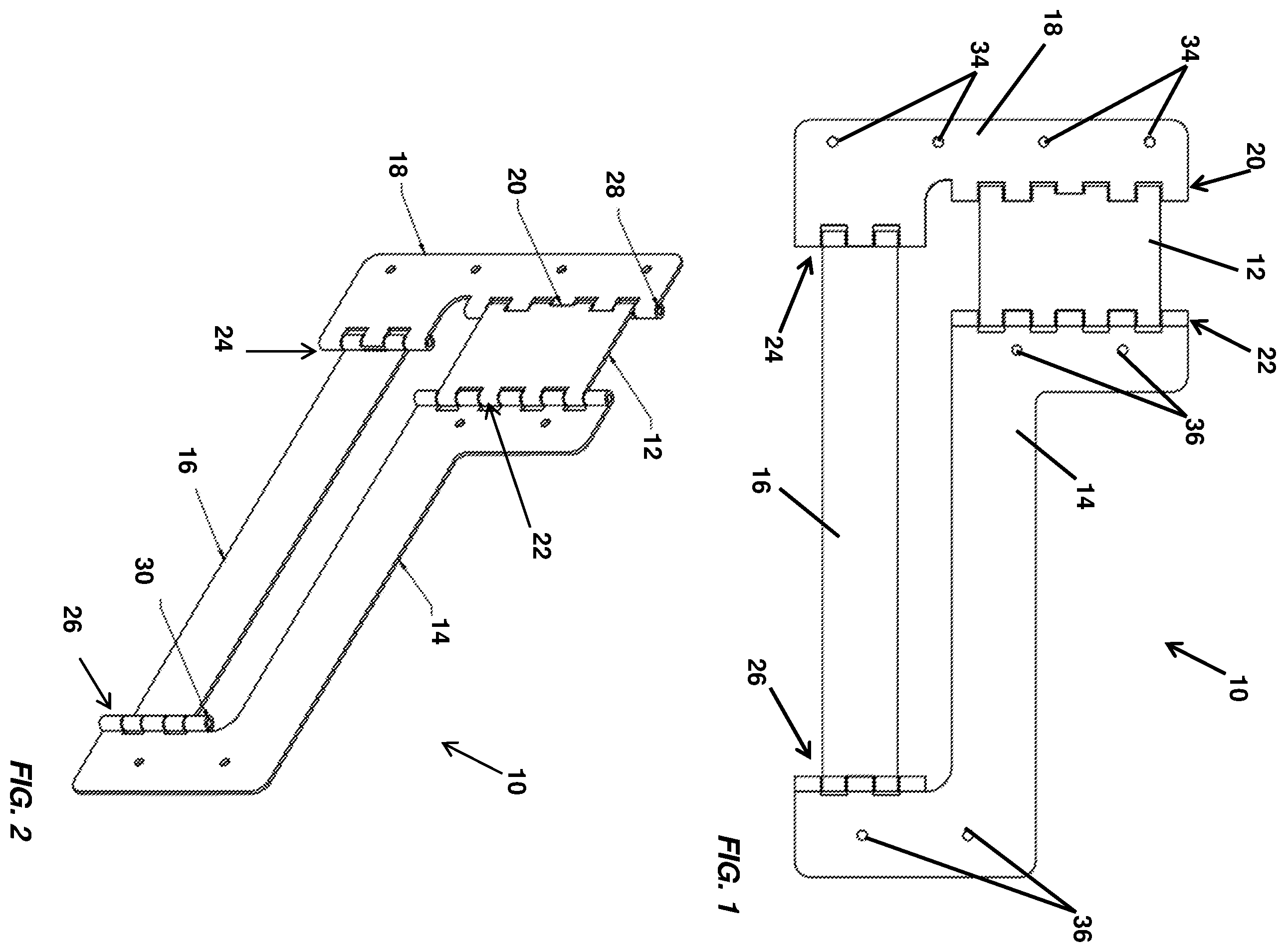 Patent US11814887 Figure 1 – Concealable hinge