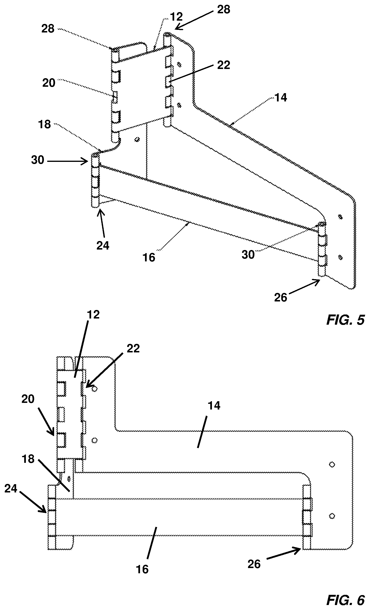 Patent US11814887 Figure 3 – Concealable hinge