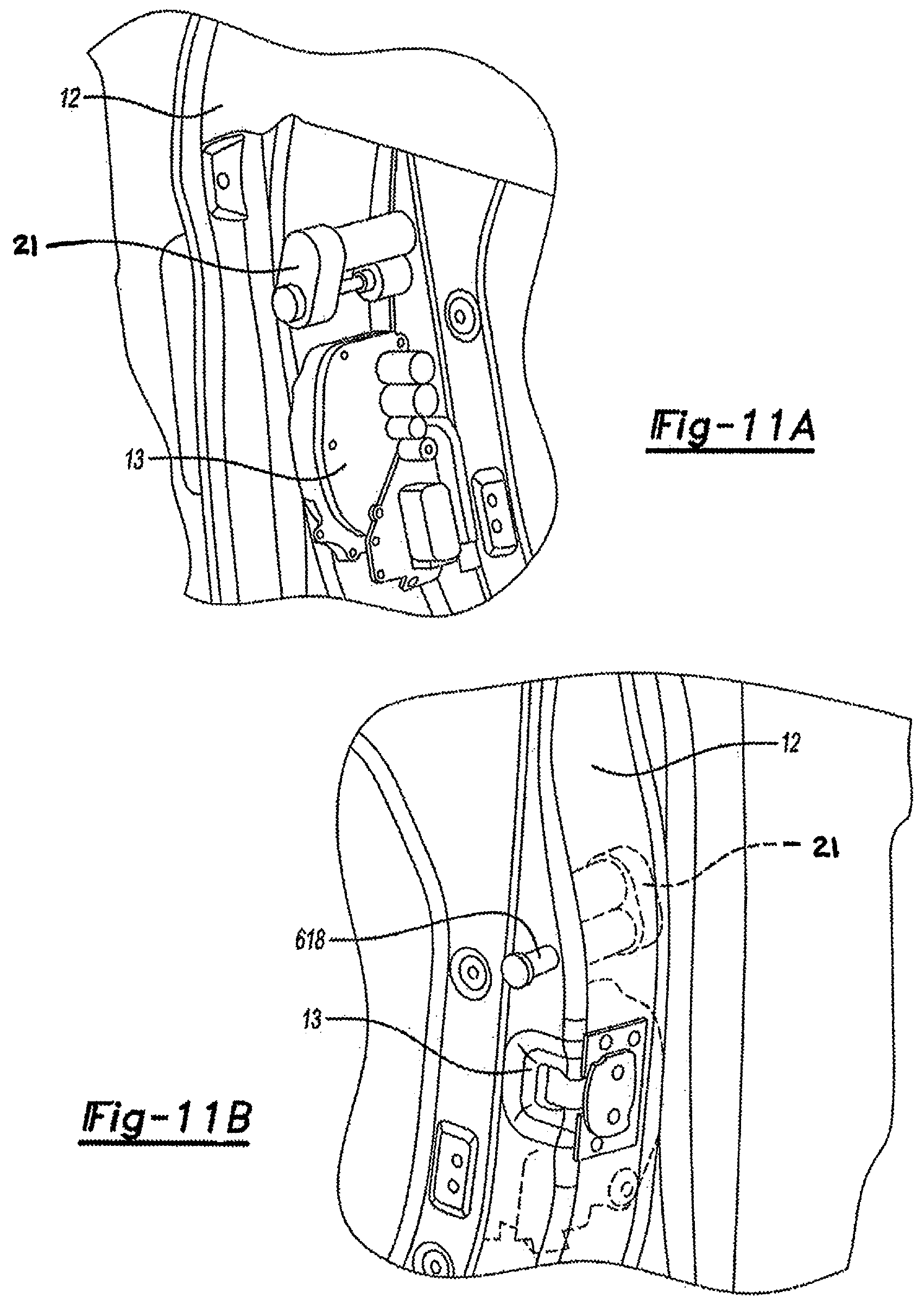 Patent US11814891 Figure 10 – Door system with door presenter control