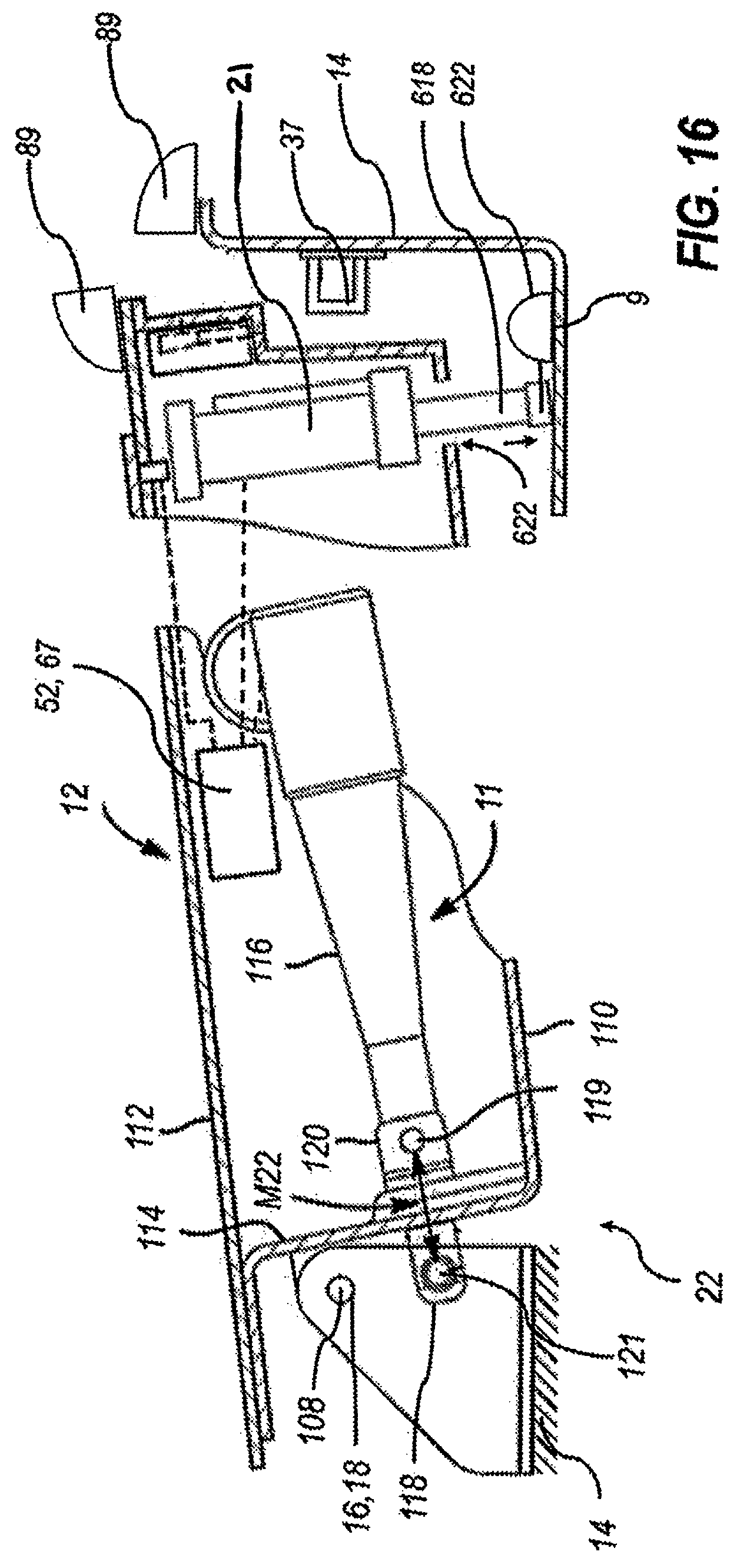 Patent US11814891 Figure 14 – Door system with door presenter control