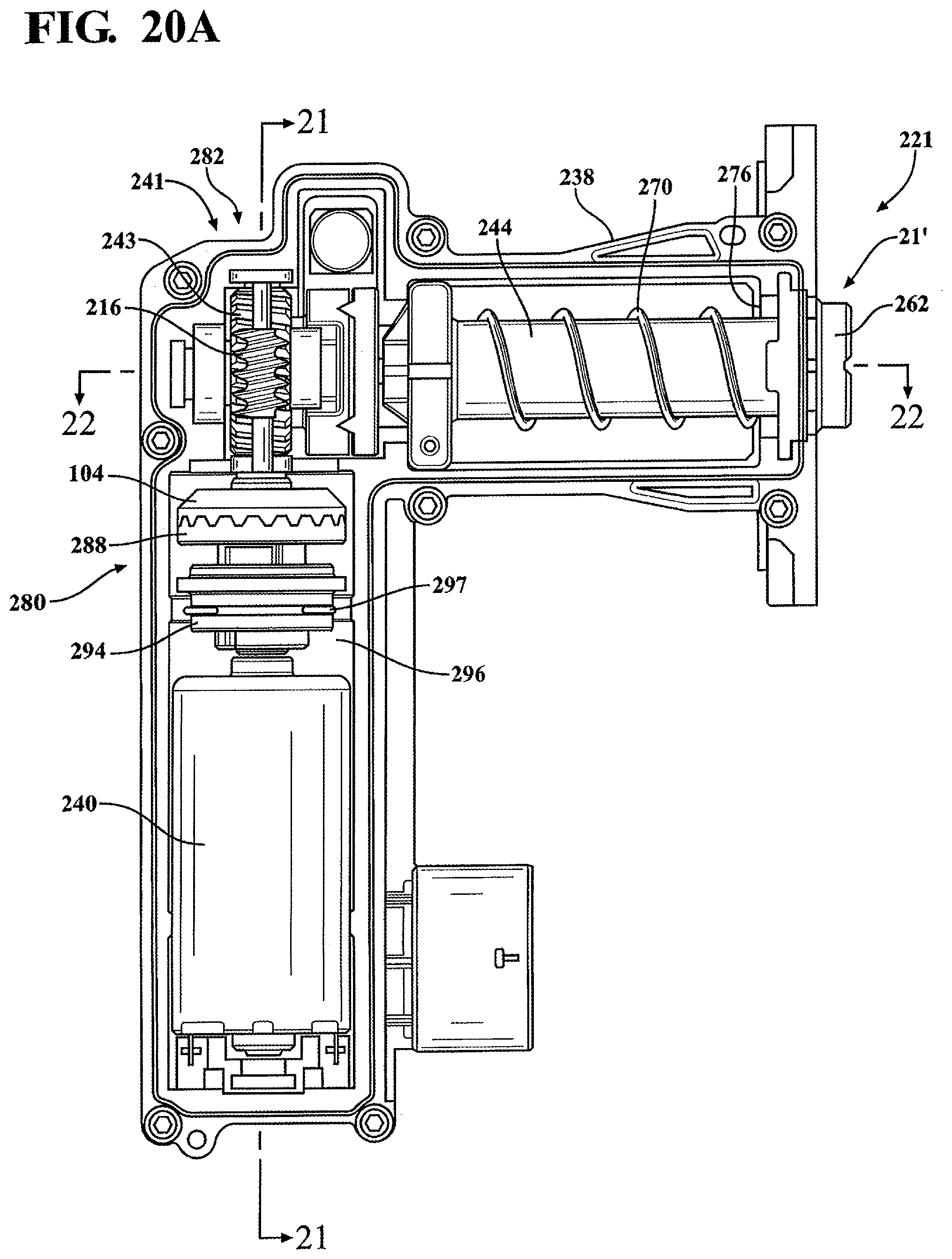 Patent US11814891 Figure 20 – Door system with door presenter control