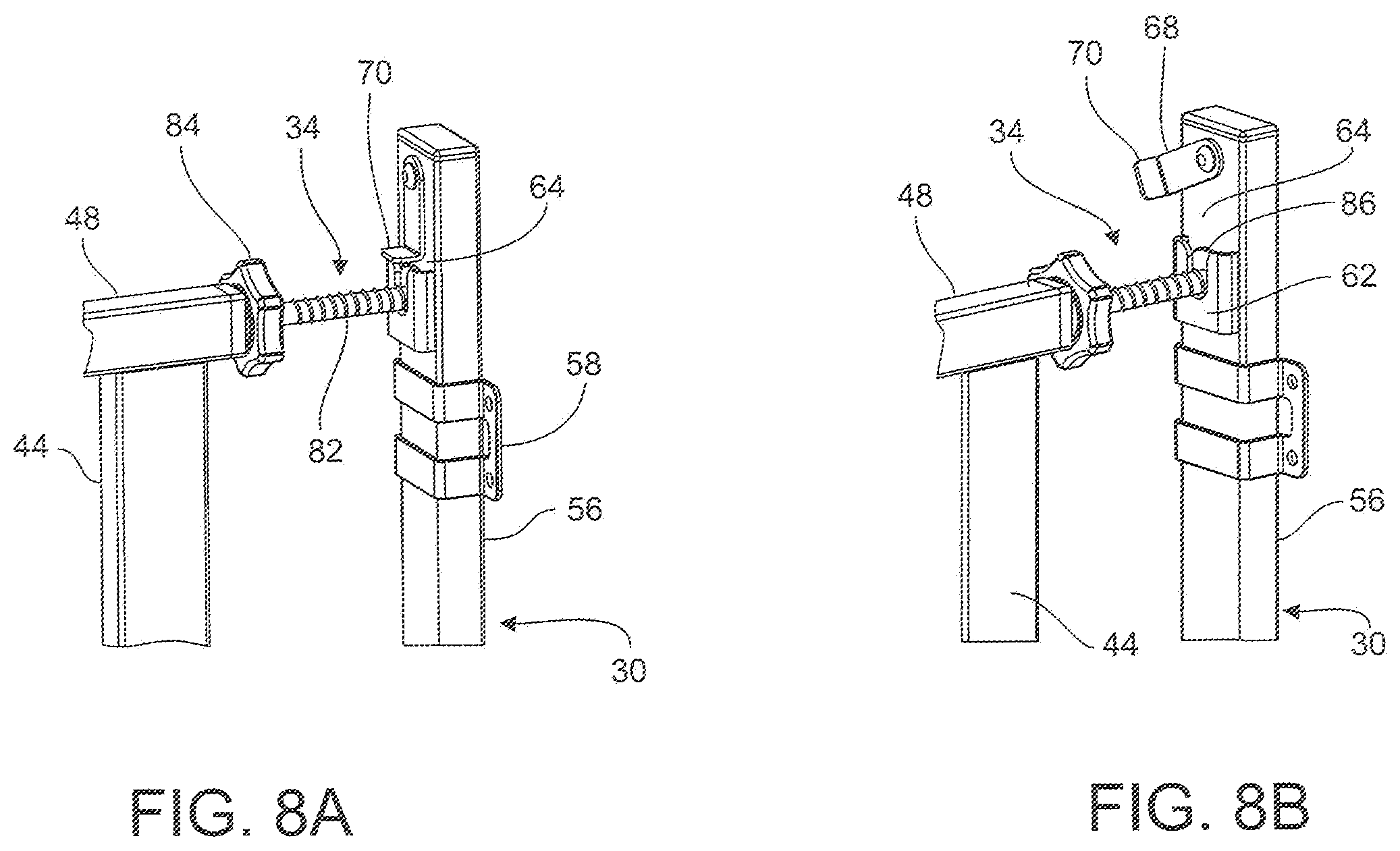 Patent US11814893 Figure 8 – Double door gate apparatus