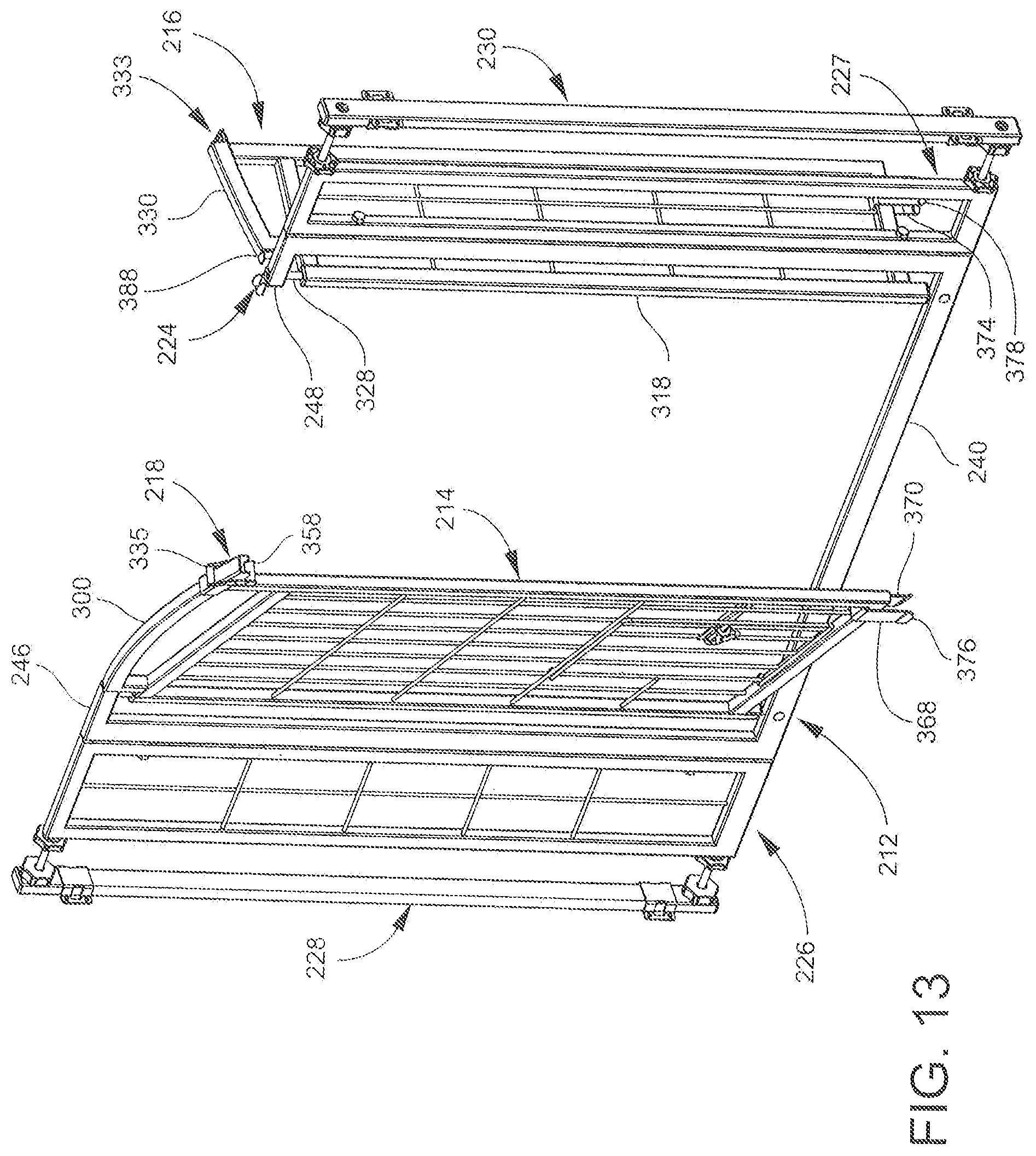 Patent US11814893 Figure 13 – Double door gate apparatus