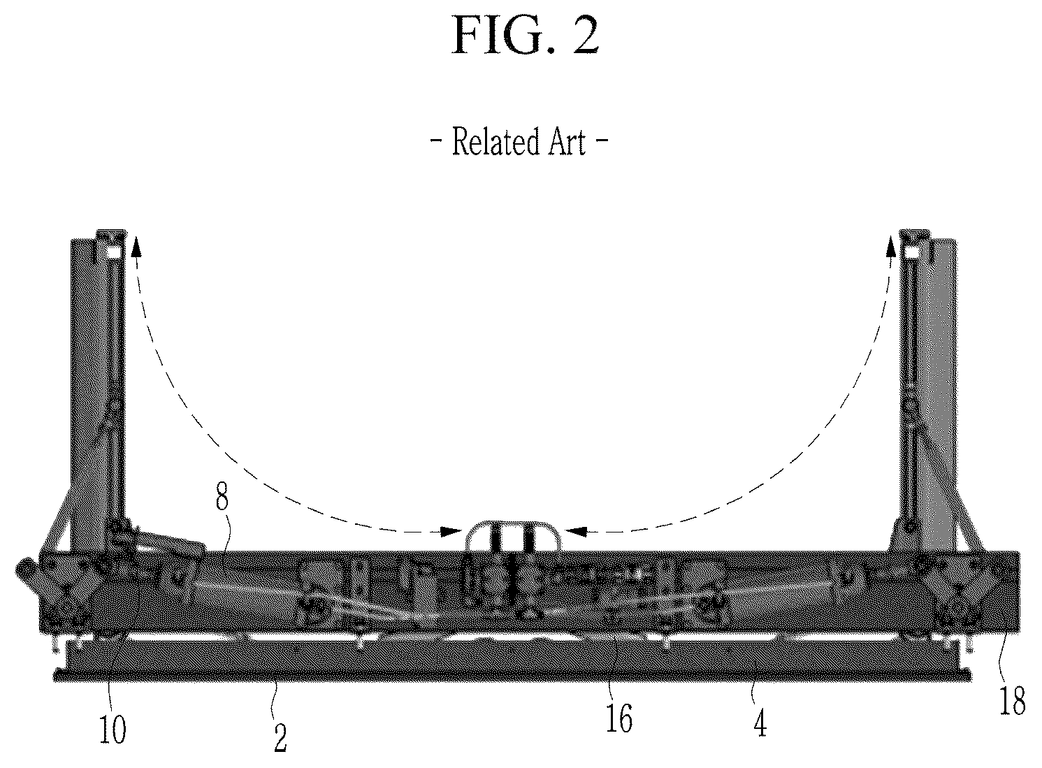 Patent US11814894 Figure 2 – Swing-in type door structure of vehicle