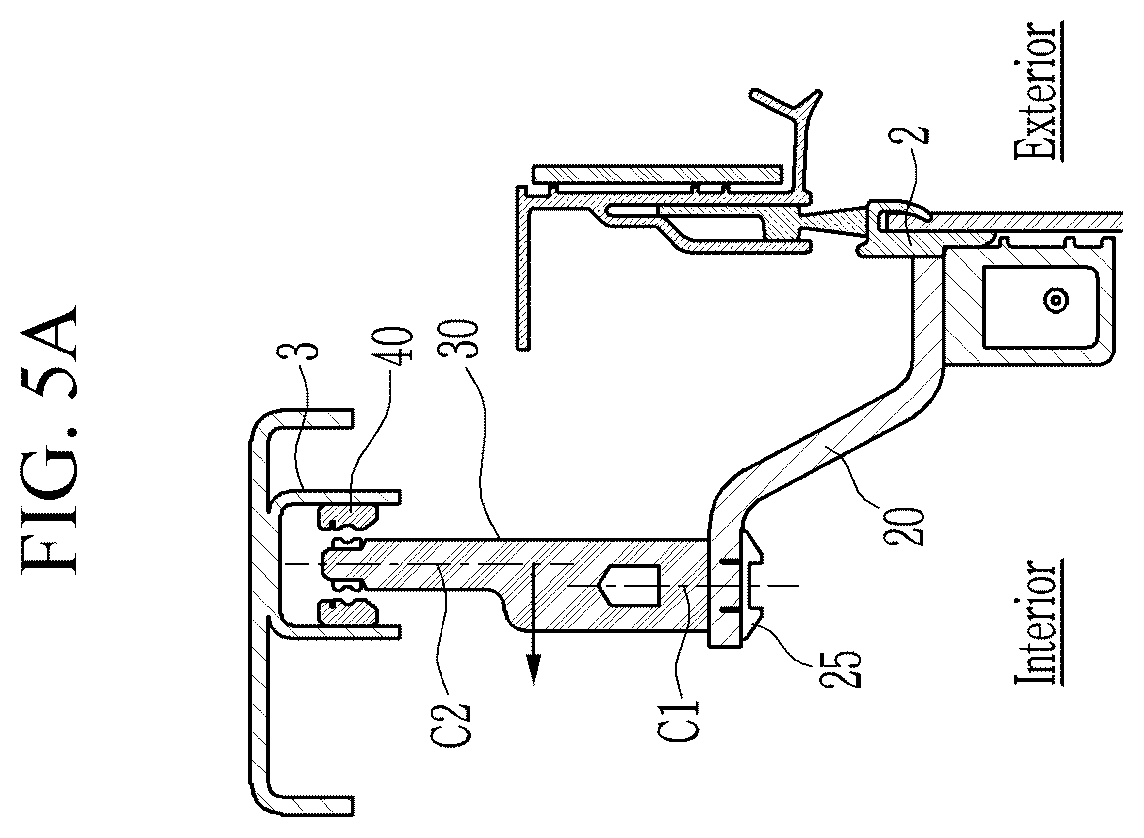 Patent US11814894 Figure 5 – Swing-in type door structure of vehicle