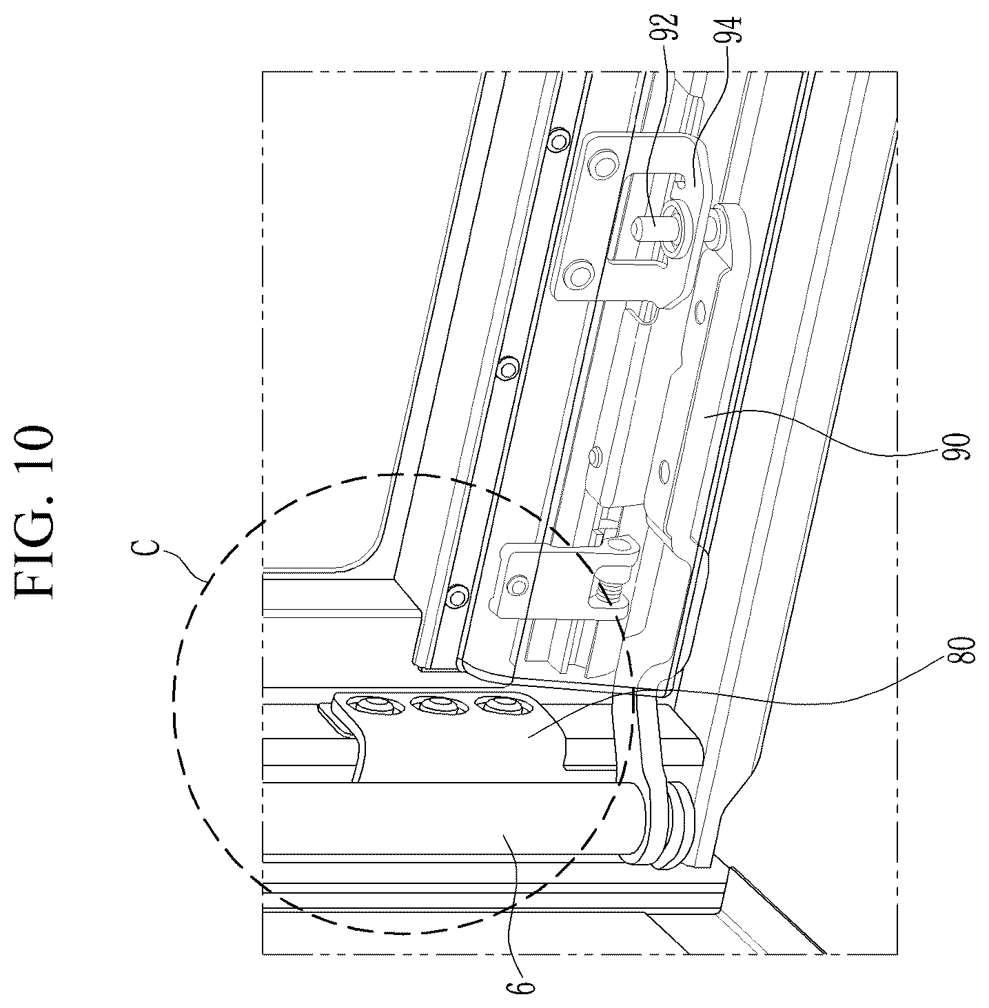 Patent US11814894 Figure 11 – Swing-in type door structure of vehicle