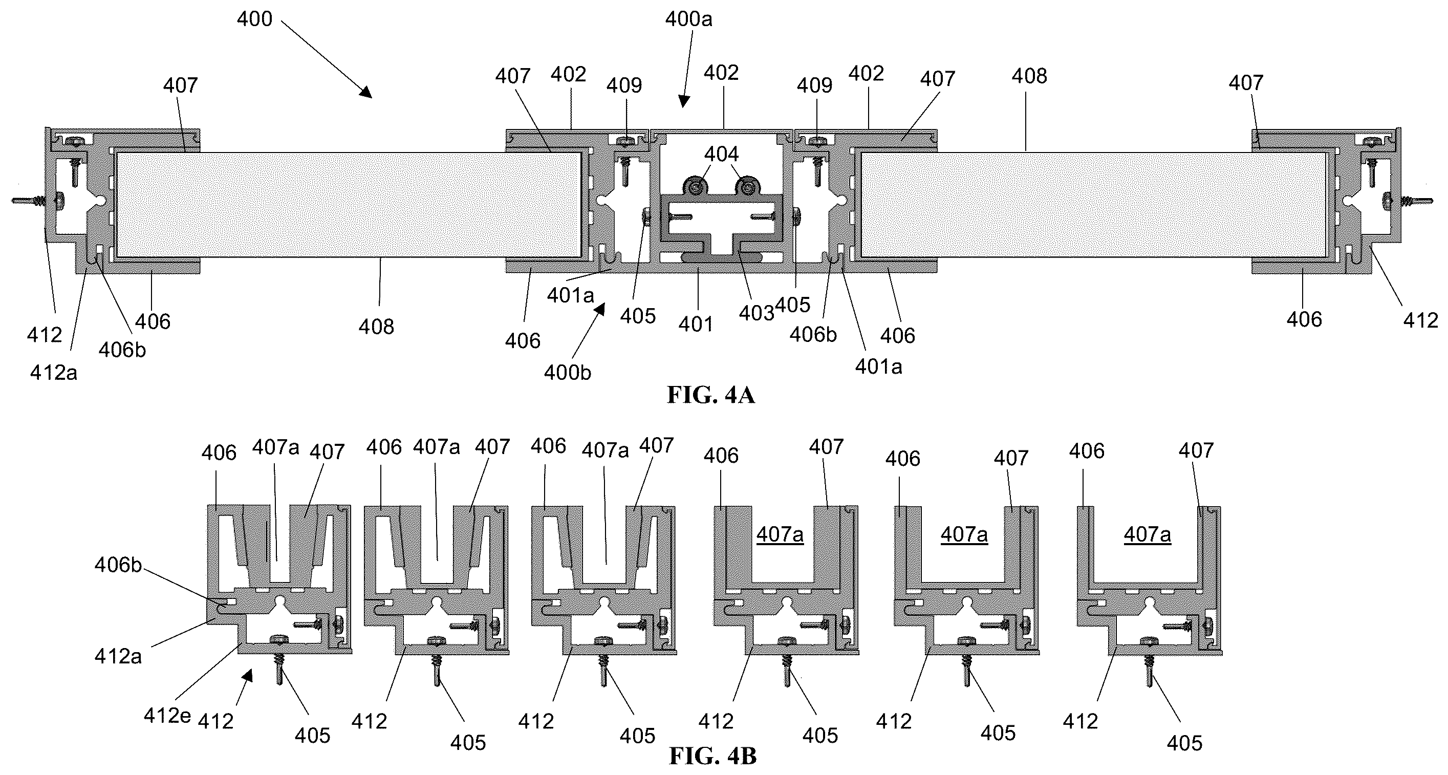 Patent US11814895 Figure 4 – Security panel mounting system