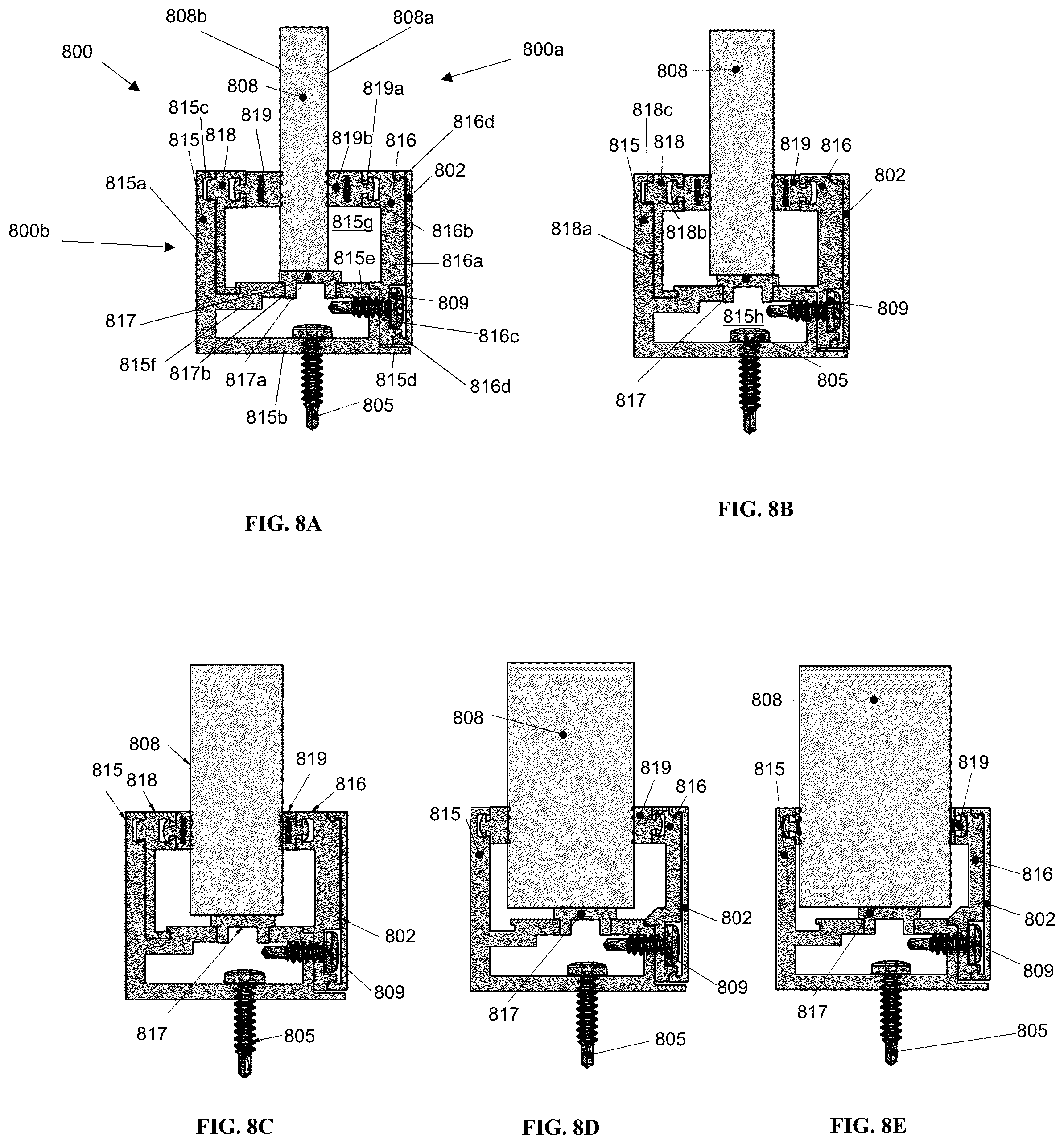 Patent US11814895 Figure 10 – Security panel mounting system
