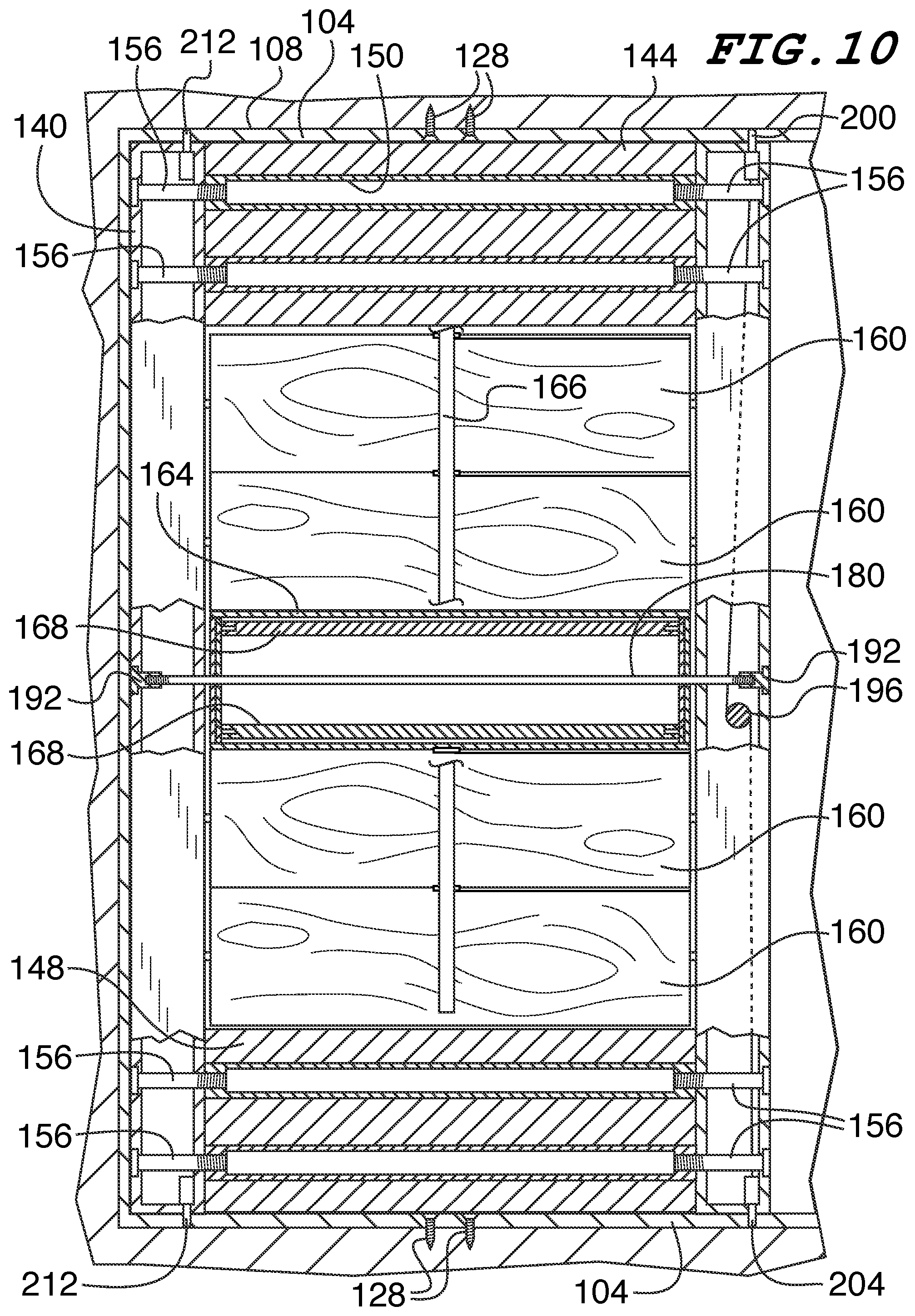 Patent US11814896 Figure 9 – Security shutter assembly