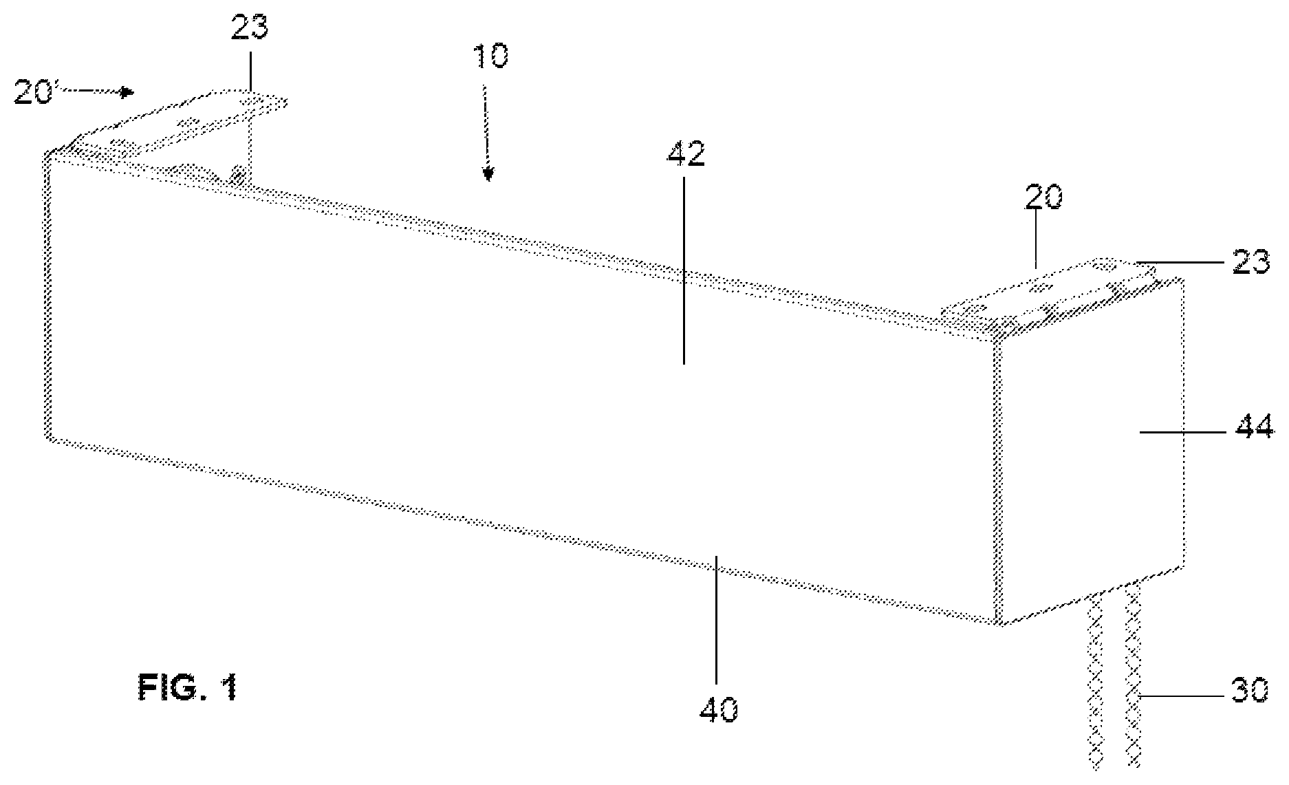 Patent US11814897 Figure 1 – Operating assembly and system for a roller shade