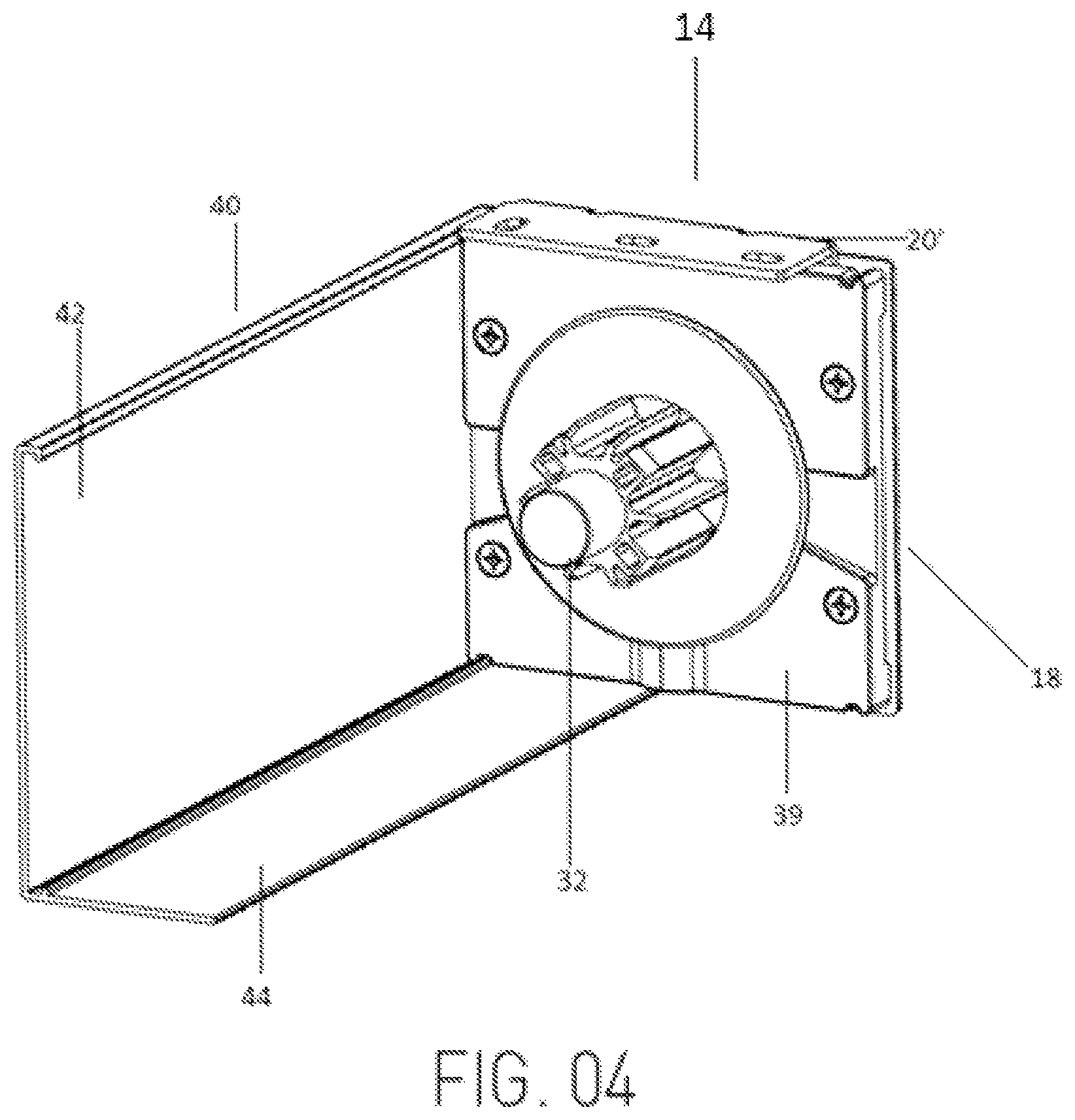 Patent US11814897 Figure 4 – Operating assembly and system for a roller shade