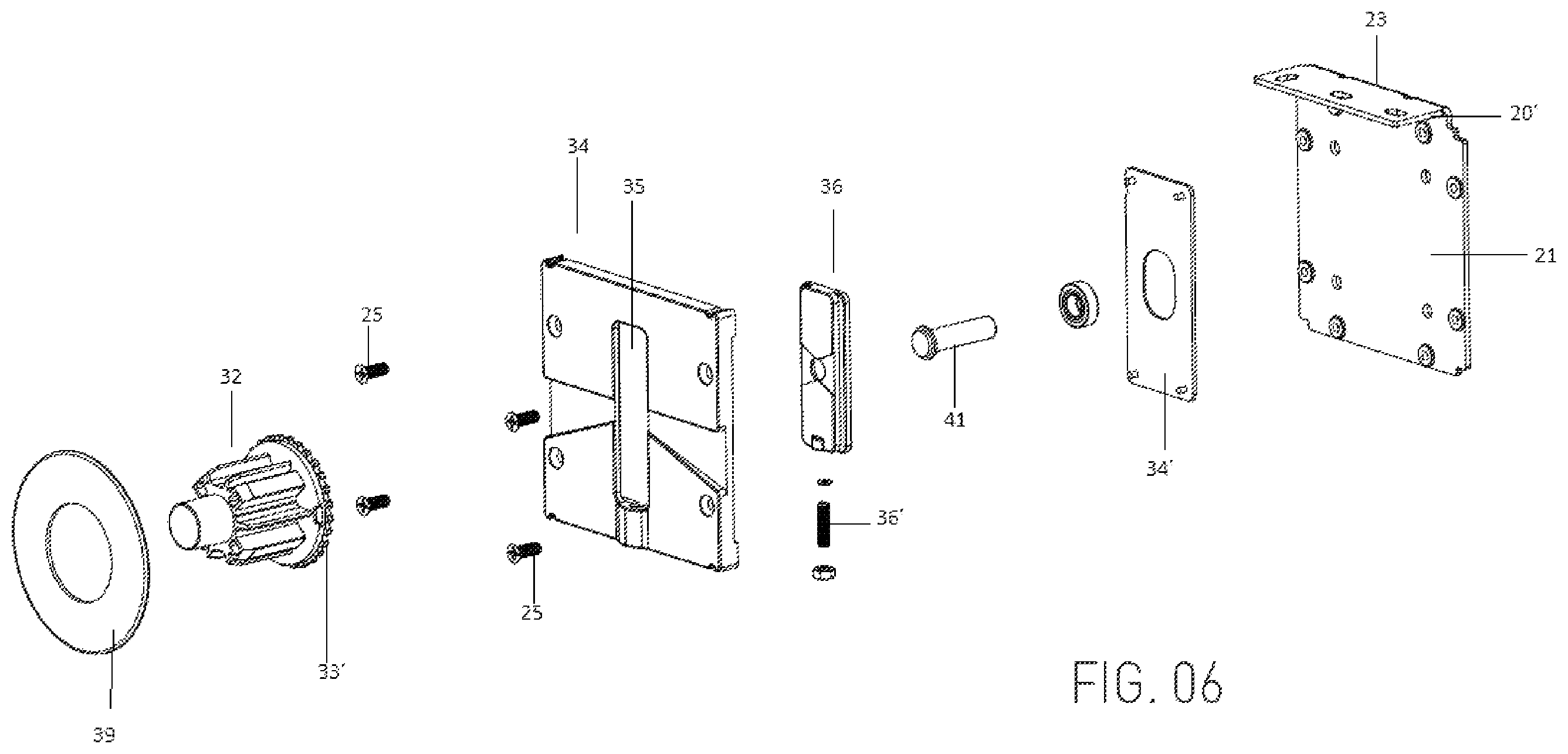 Patent US11814897 Figure 6 – Operating assembly and system for a roller shade