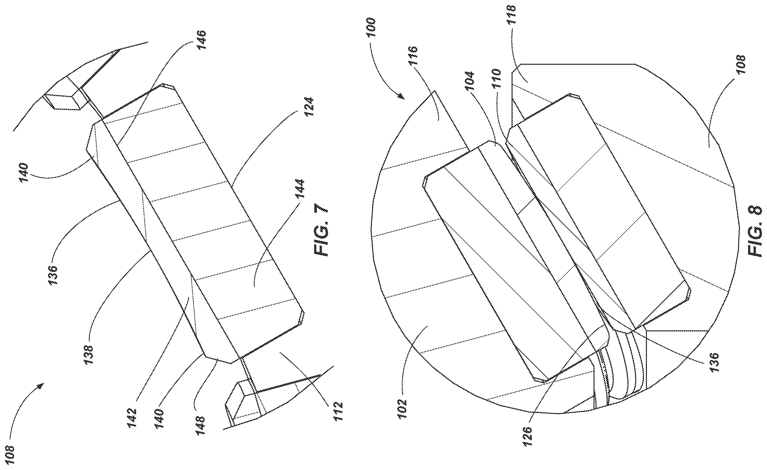 Patent US11814902 Figure 4 – Bearing assemblies, apparatuses, and methods including bearing elements