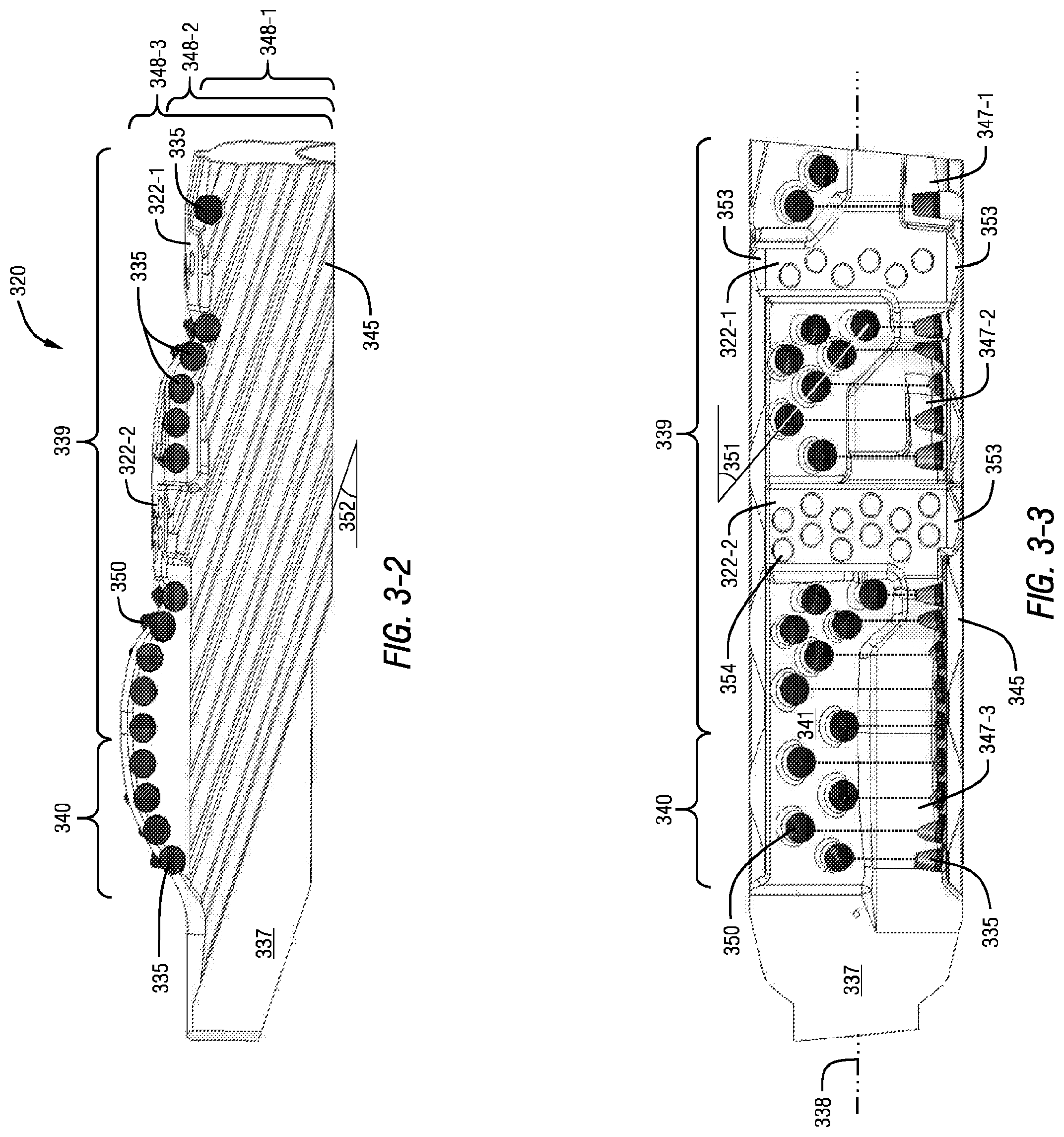 Patent US11814903 Figure 5 – Staged underreamer cutter block