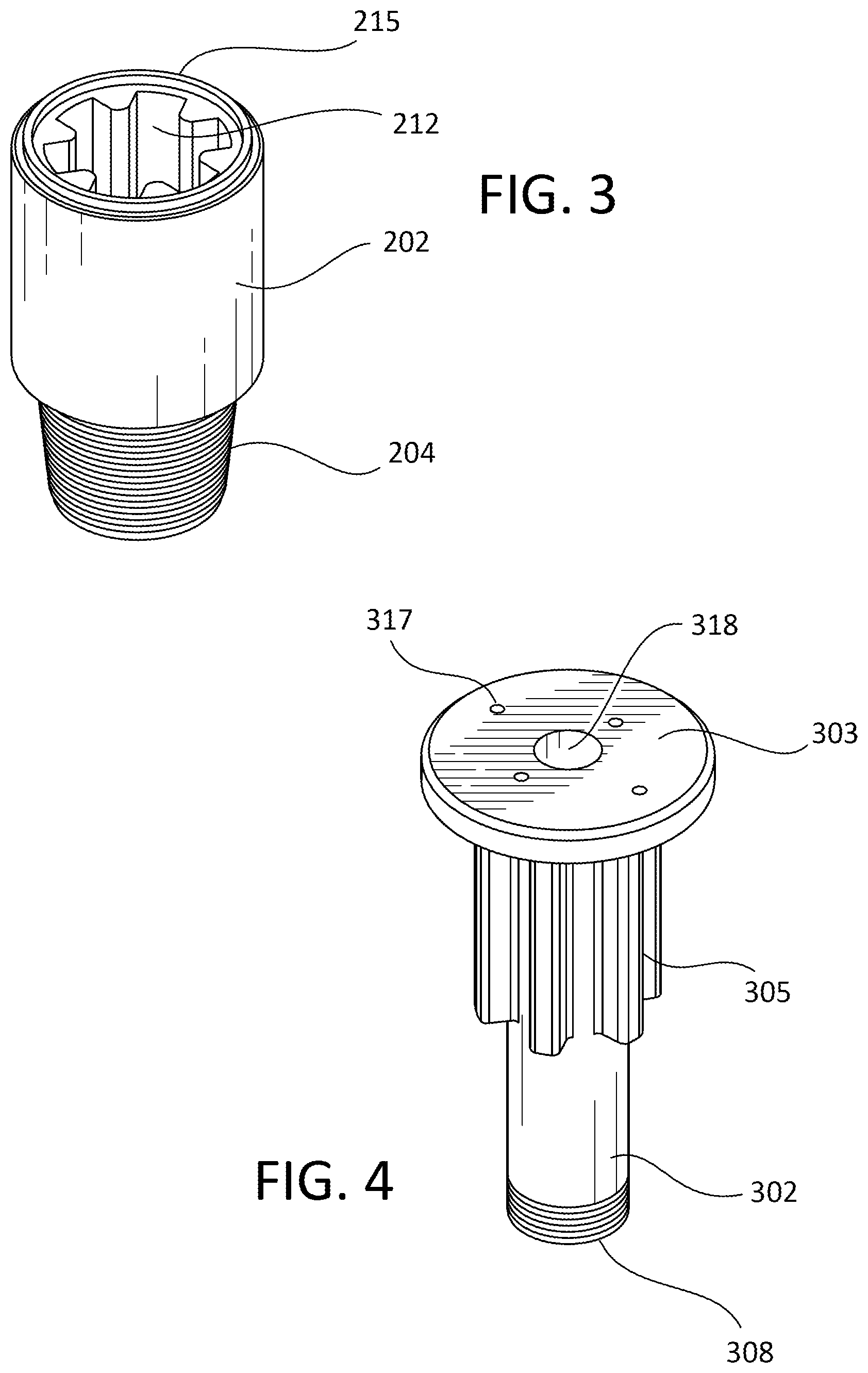 Patent US11814907 Figure 3 – Drill coupler for mitigating torsional vibration