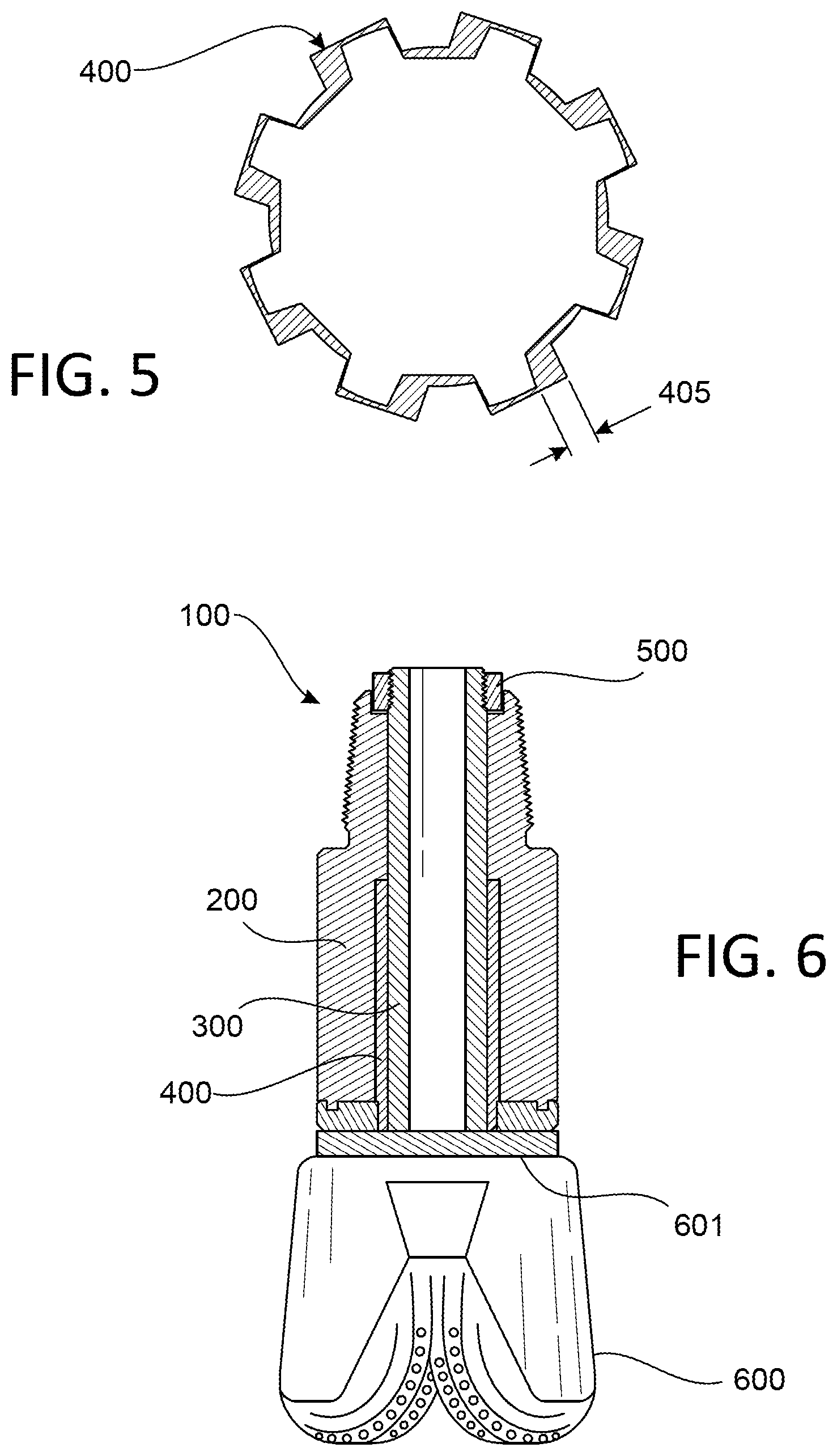 Patent US11814907 Figure 4 – Drill coupler for mitigating torsional vibration