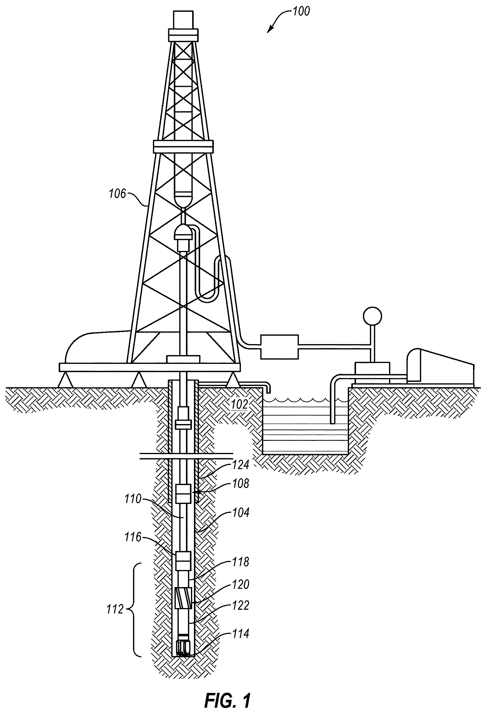 Patent US11814909 Figure 1 – Anti-whirl stabilization tools
