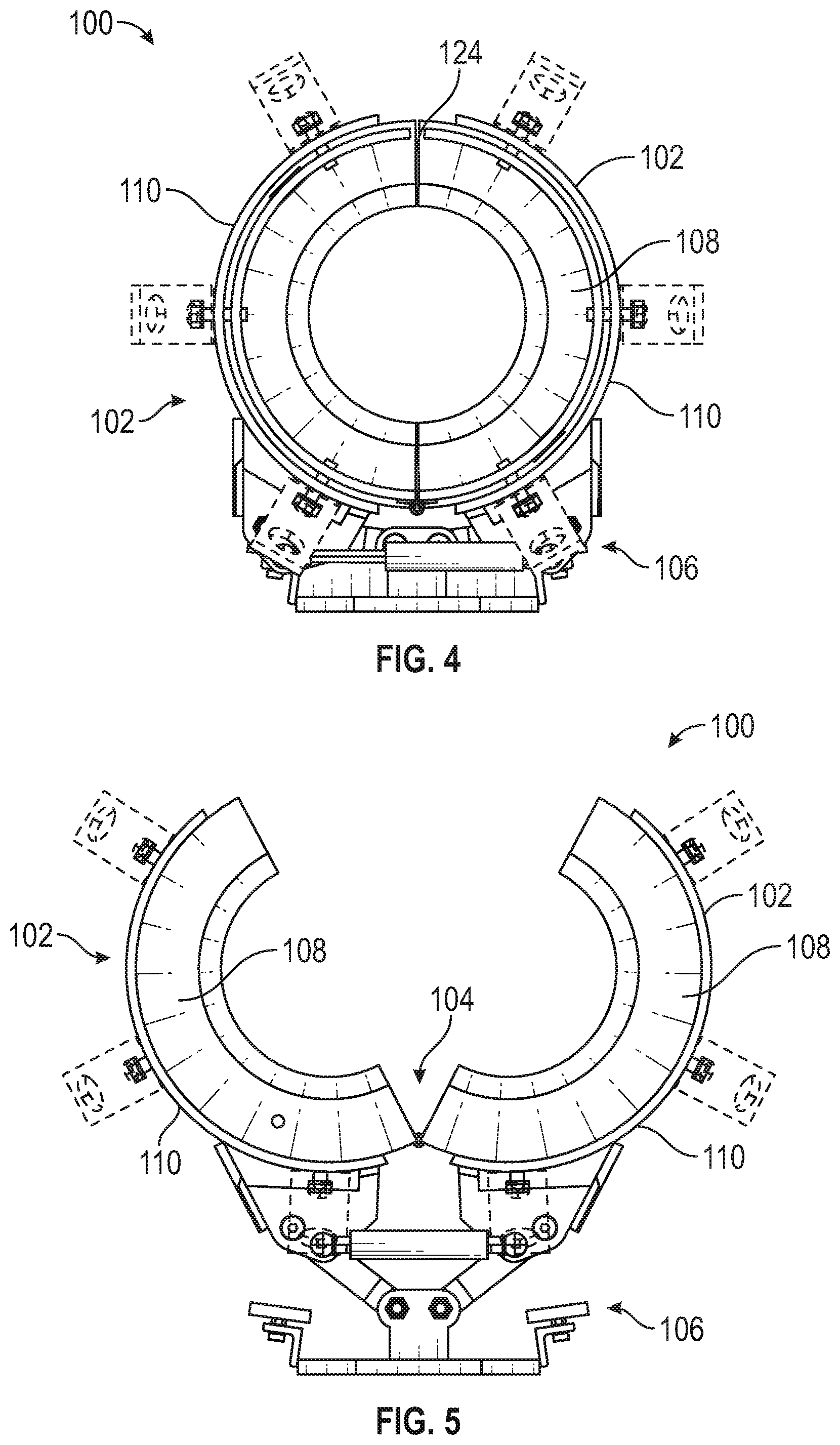 Patent US11814911 Figure 4 – Passive tubular connection guide