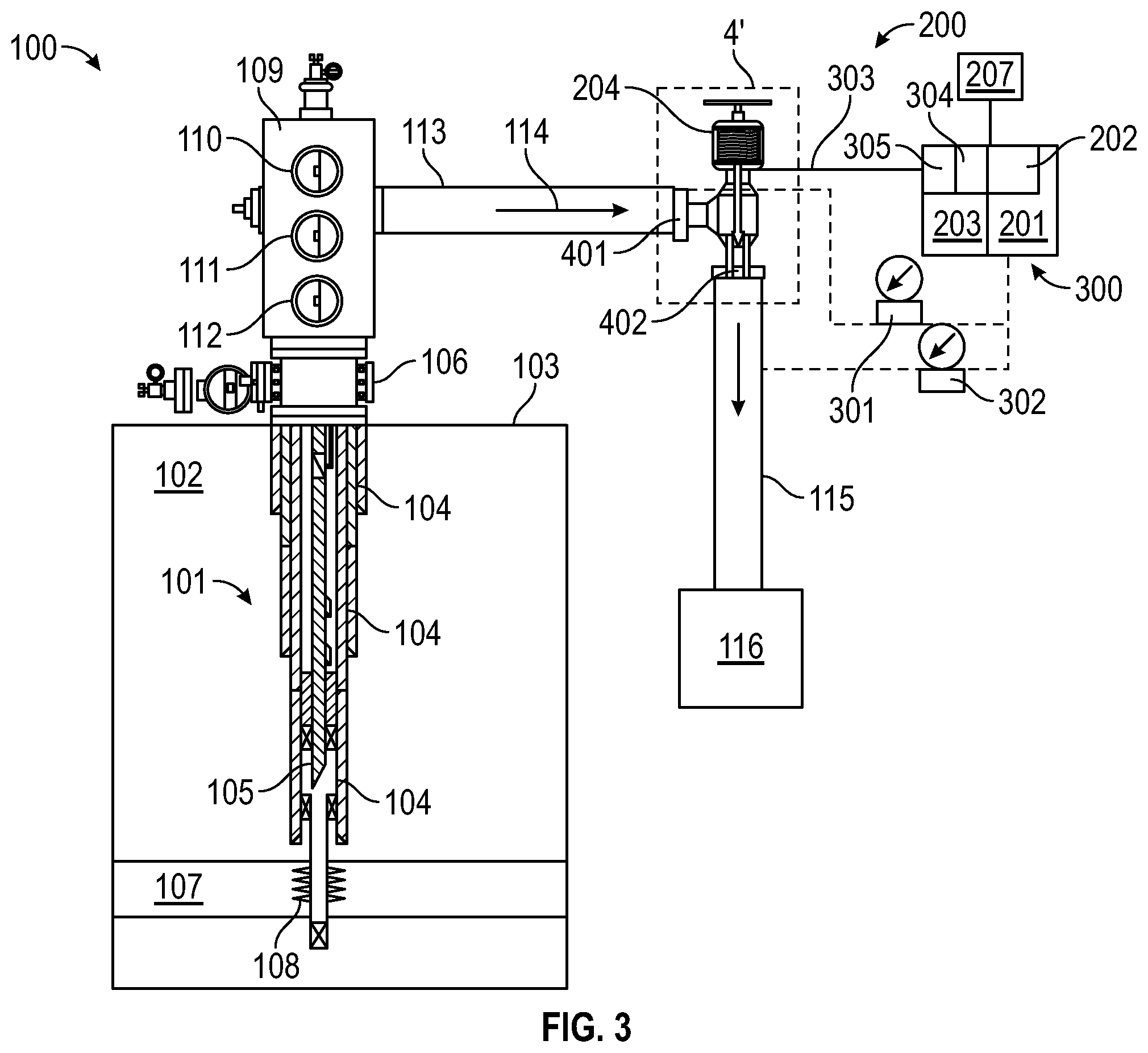 Patent US11814913 Figure 3 – System and method for use of a self-automated adjusted choke valve