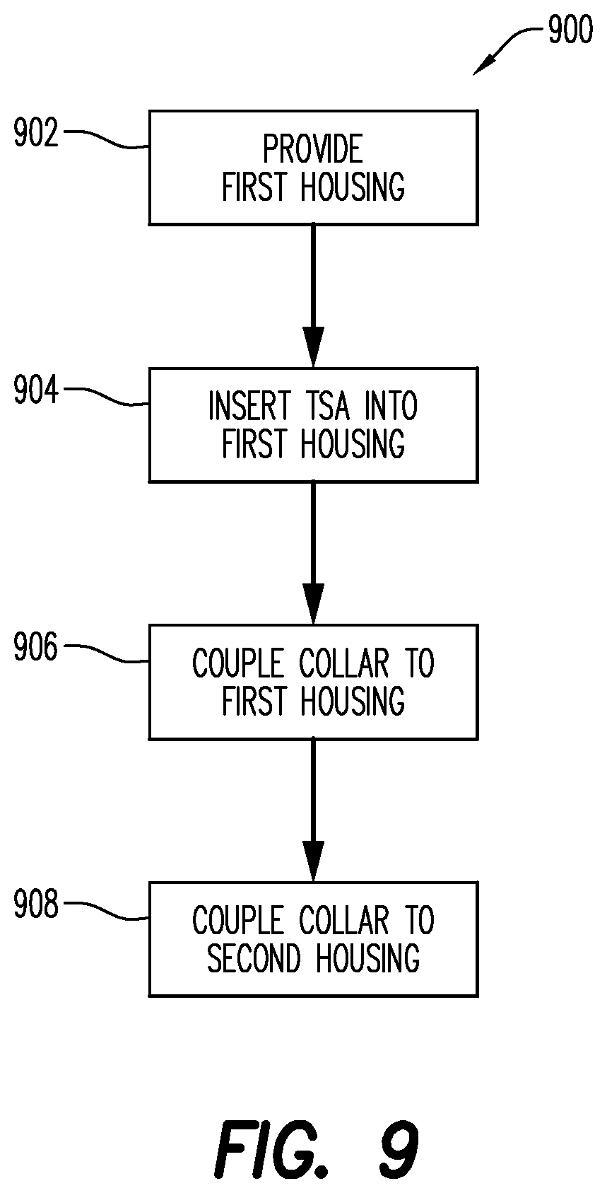 Patent US11814915 Figure 10 – Adapter assembly for use with a wellbore tool string