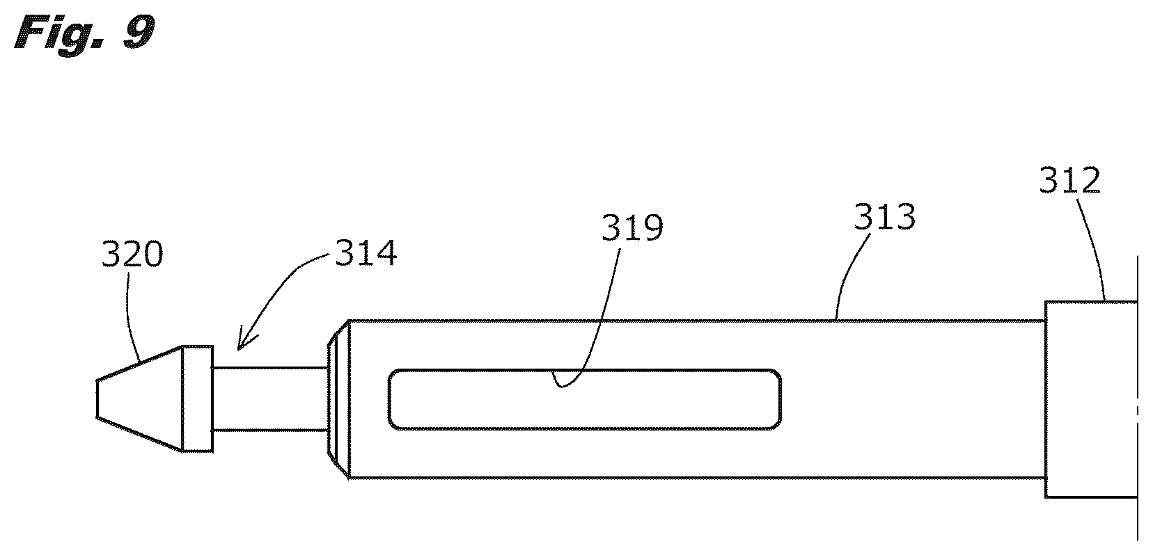 Patent US11814916 Figure 5 – Core barrel head, inner tube assembly provided with same, and inner tube recovery method