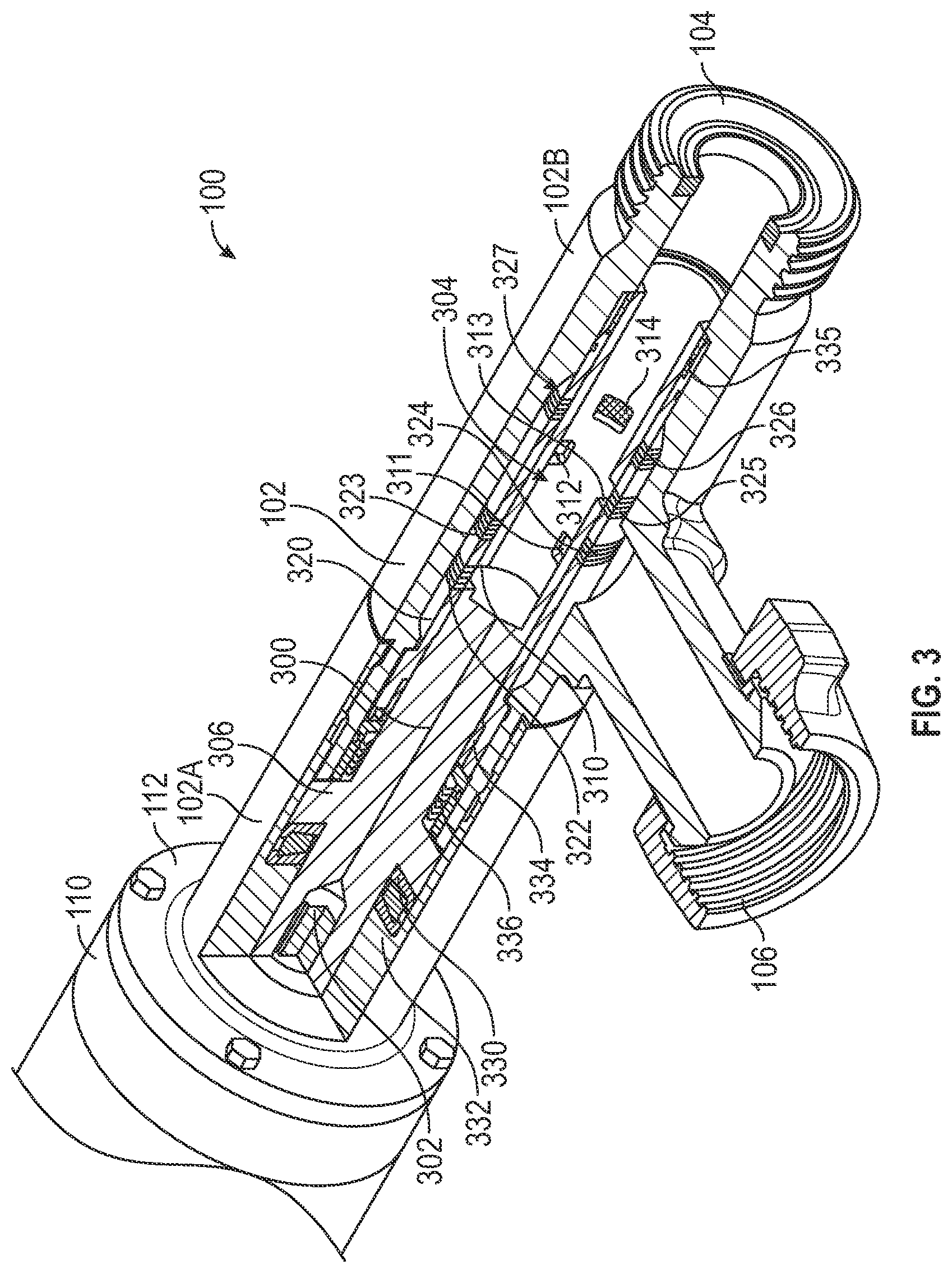 Patent US11814917 Figure 3 – Surface pulse valve for inducing vibration in downhole tubulars