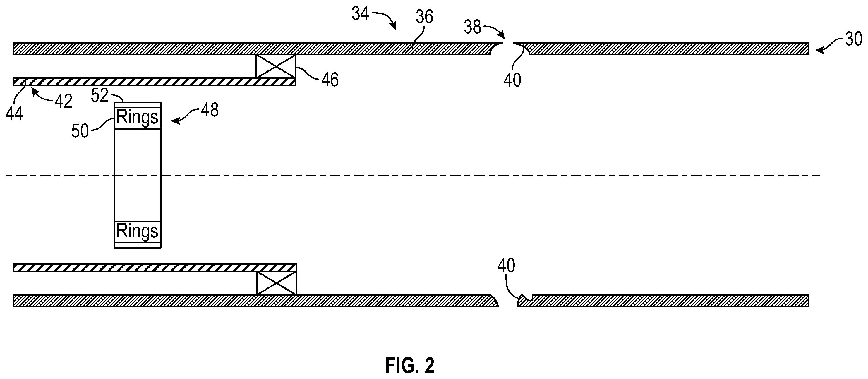 Patent US11814920 Figure 2 – System and methodology for through tubing patching