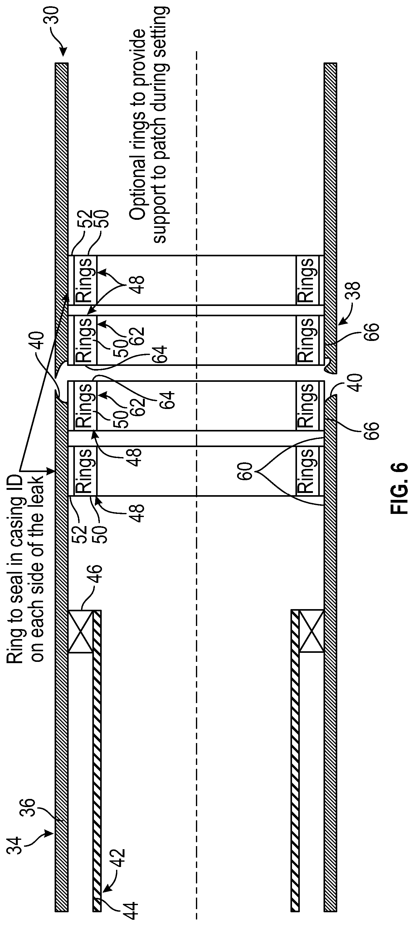 Patent US11814920 Figure 6 – System and methodology for through tubing patching
