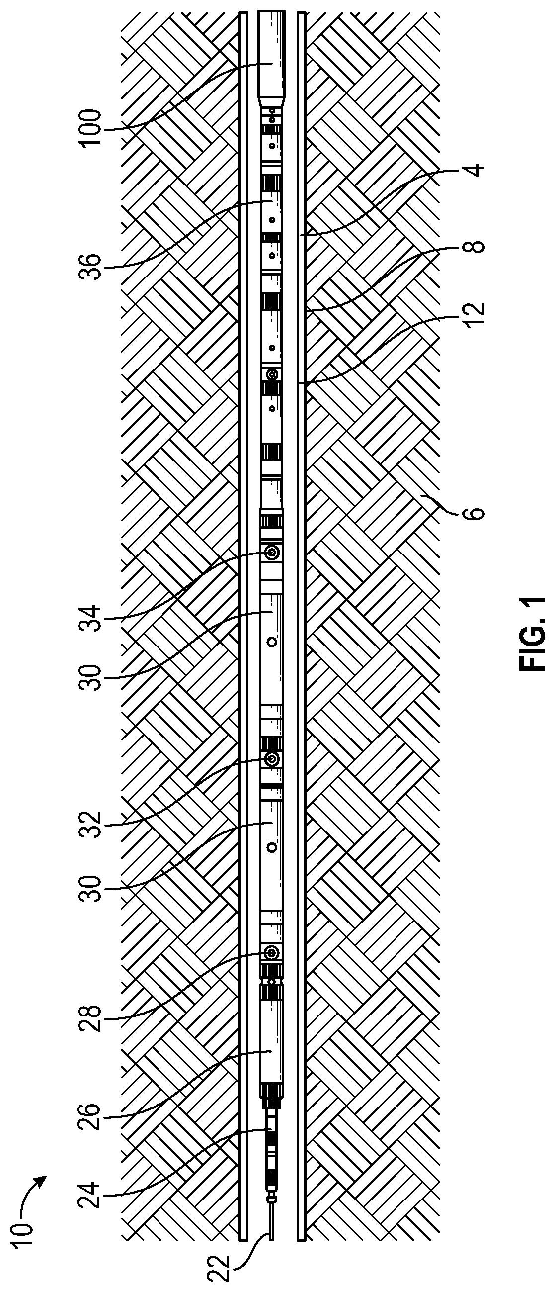 Patent US11814925 Figure 1 – Systems and methods for sealing a wellbore