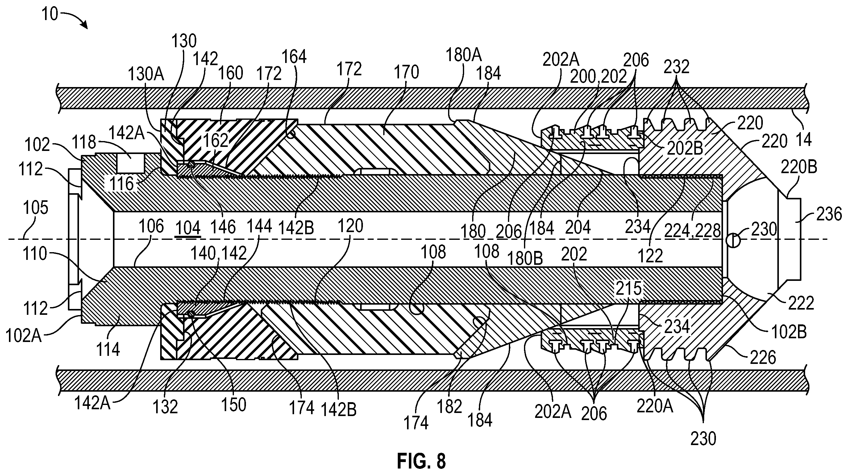 Patent US11814925 Figure 7 – Systems and methods for sealing a wellbore
