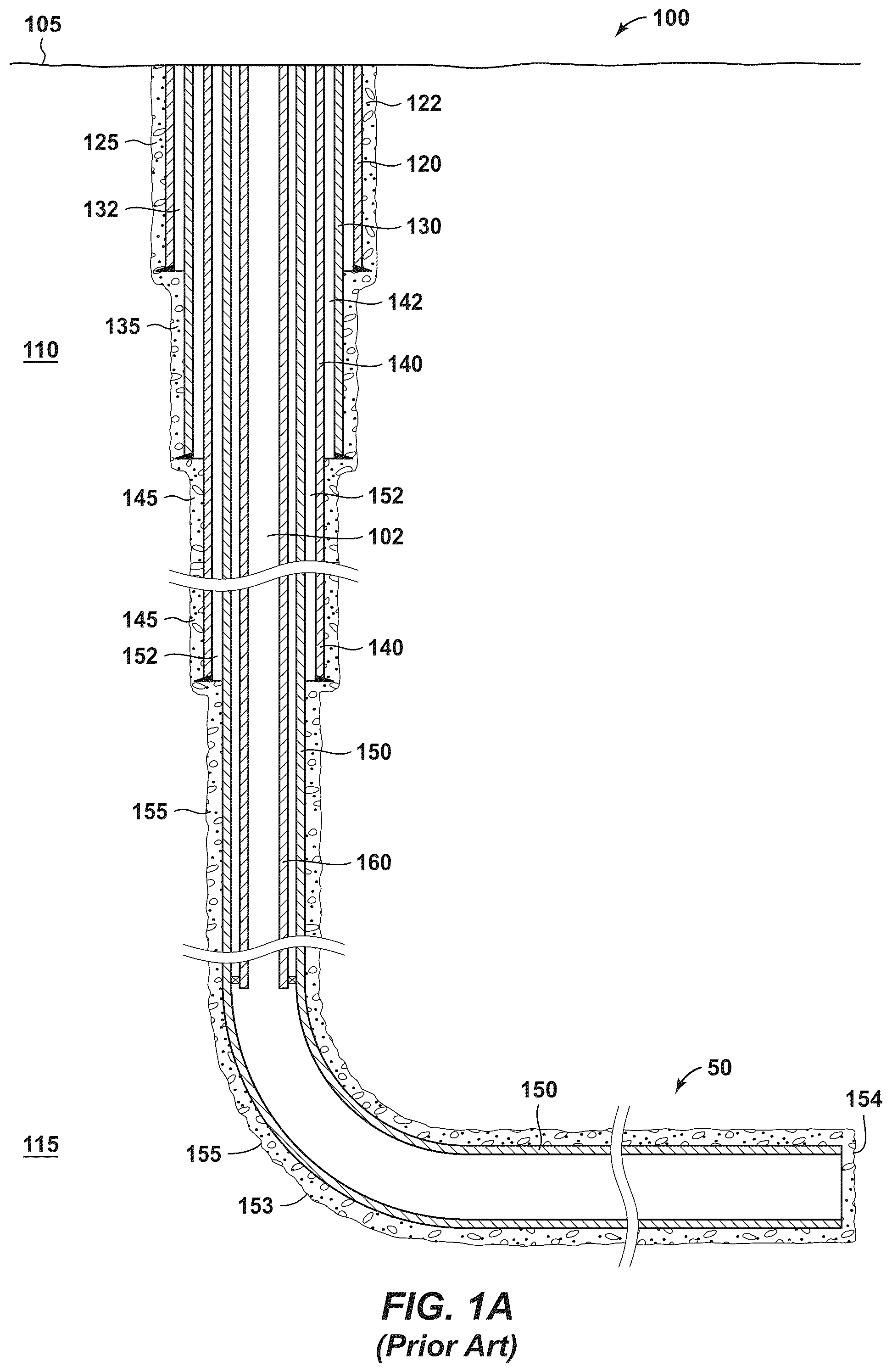 Patent US11814932 — Method of attenuating annular pressure buildup using compressible particles — Figure 1