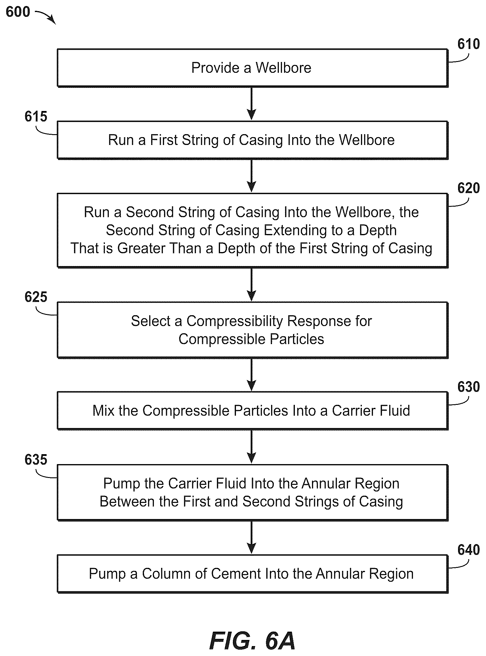 Patent US11814932 Figure 12 – Method of attenuating annular pressure buildup using compressible particles