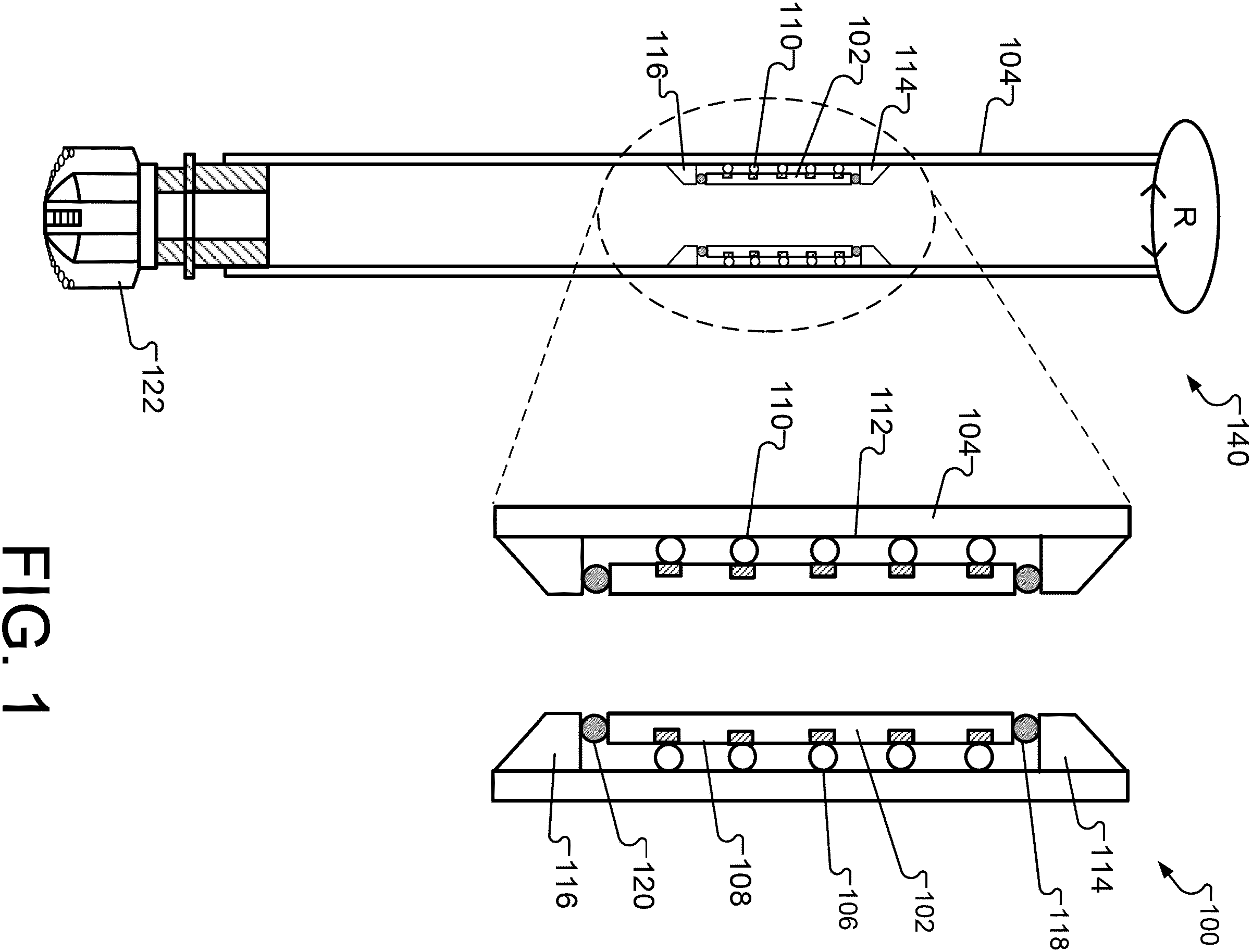 Patent US11814933 Figure 1 – Actuation of downhole devices