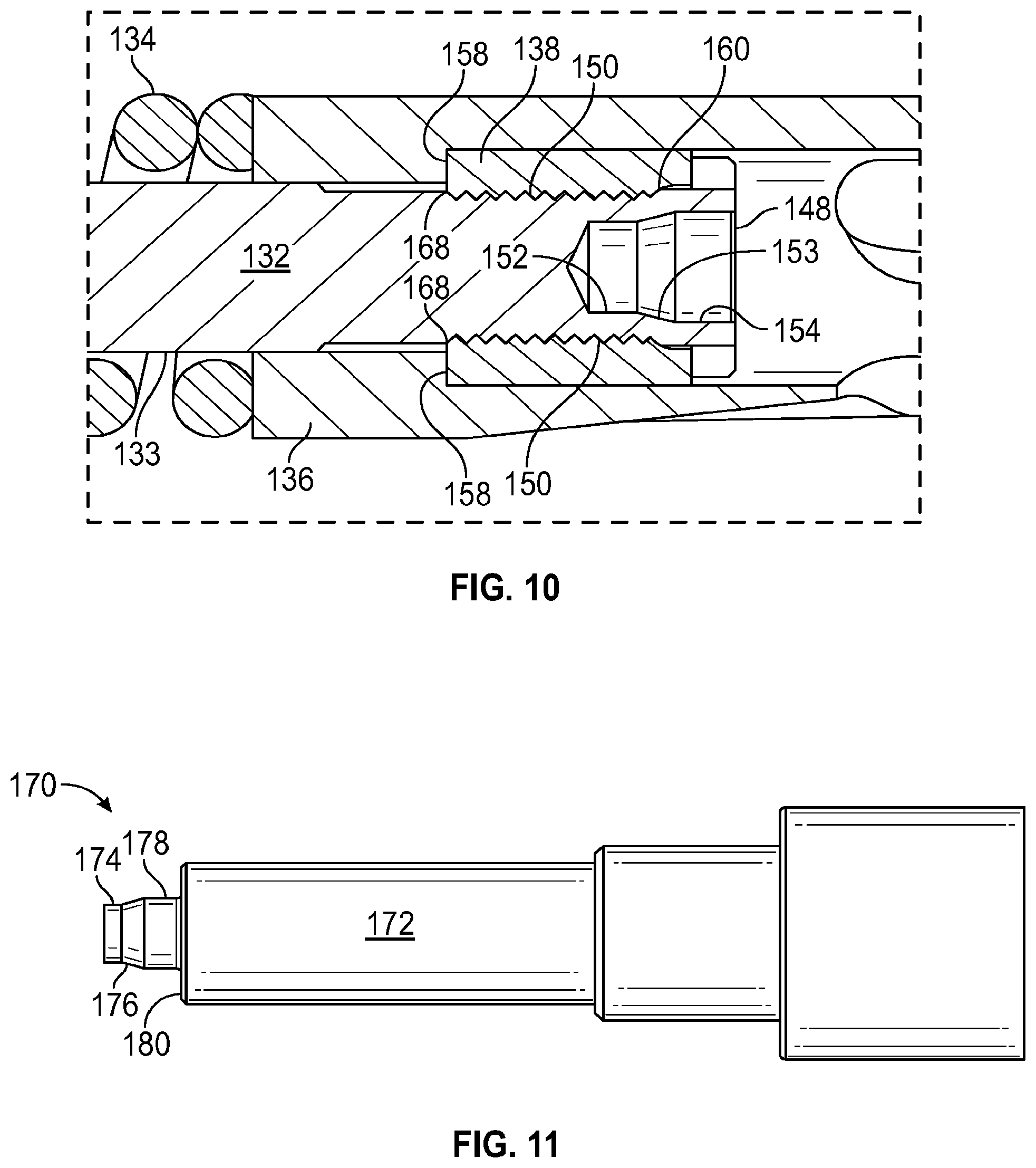 Patent US11814936 Figure 7 – Apparatus and method for securing end pieces to a mandrel